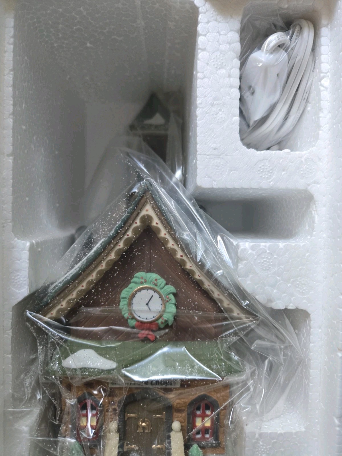 Vintage Department 56 North Pole Chapel North Pole Series Lighted Building