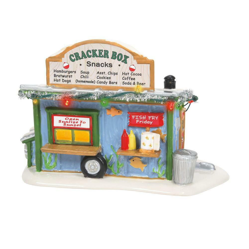 Department 56 Cracker Box Snack Shack 6007627 Snow Village 2021 New Free Ship