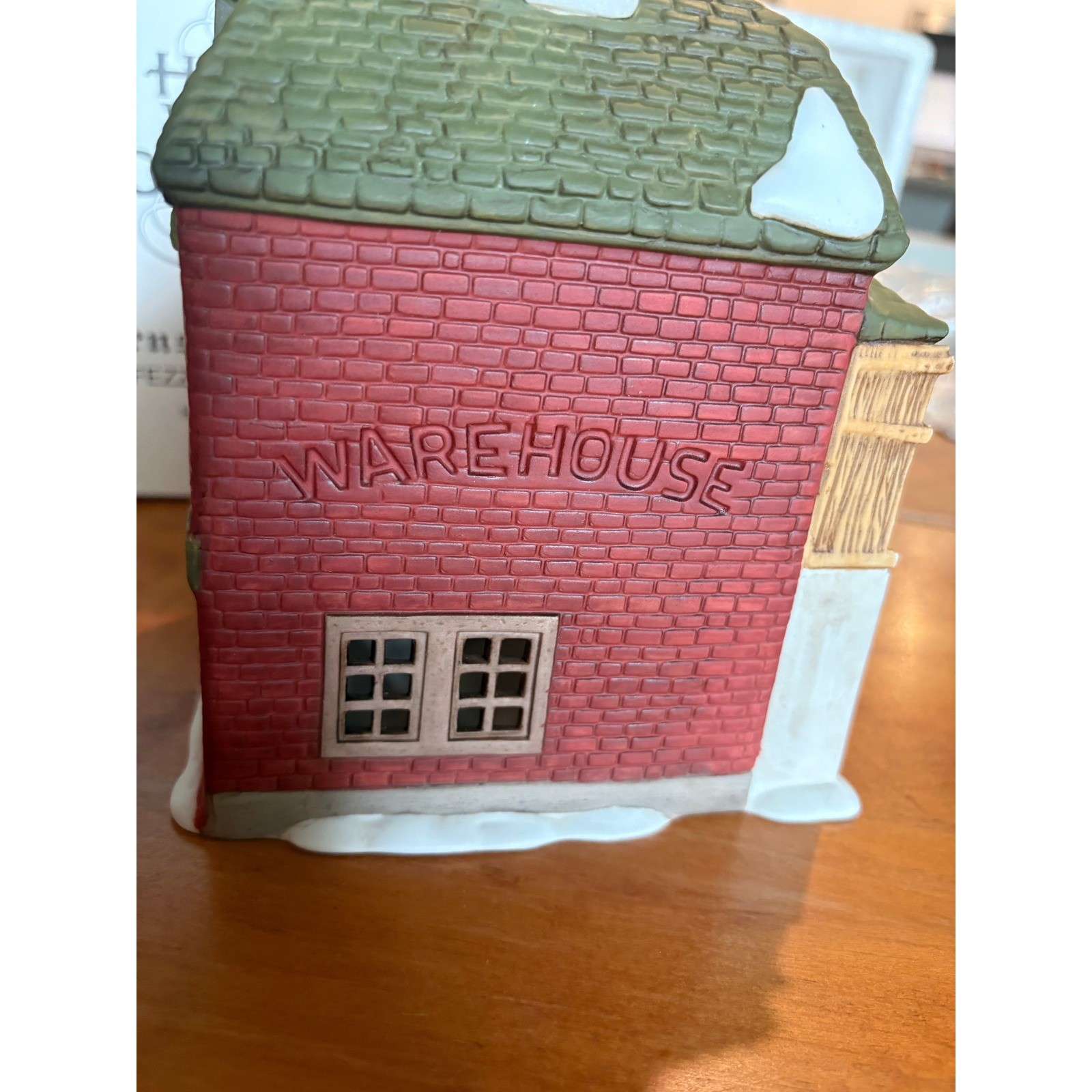Dept 56 Fezziwig Warehouse Dickens Village OS Building Multicolor Porcelain 1986