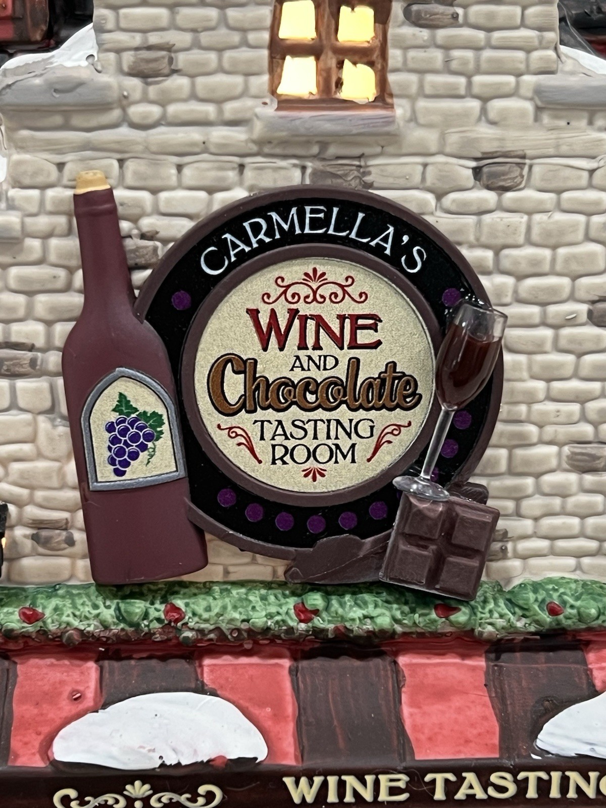 Lemax “Carmella’s Wine And Chocolate Tasting Room” 2023 Excellent Condition !