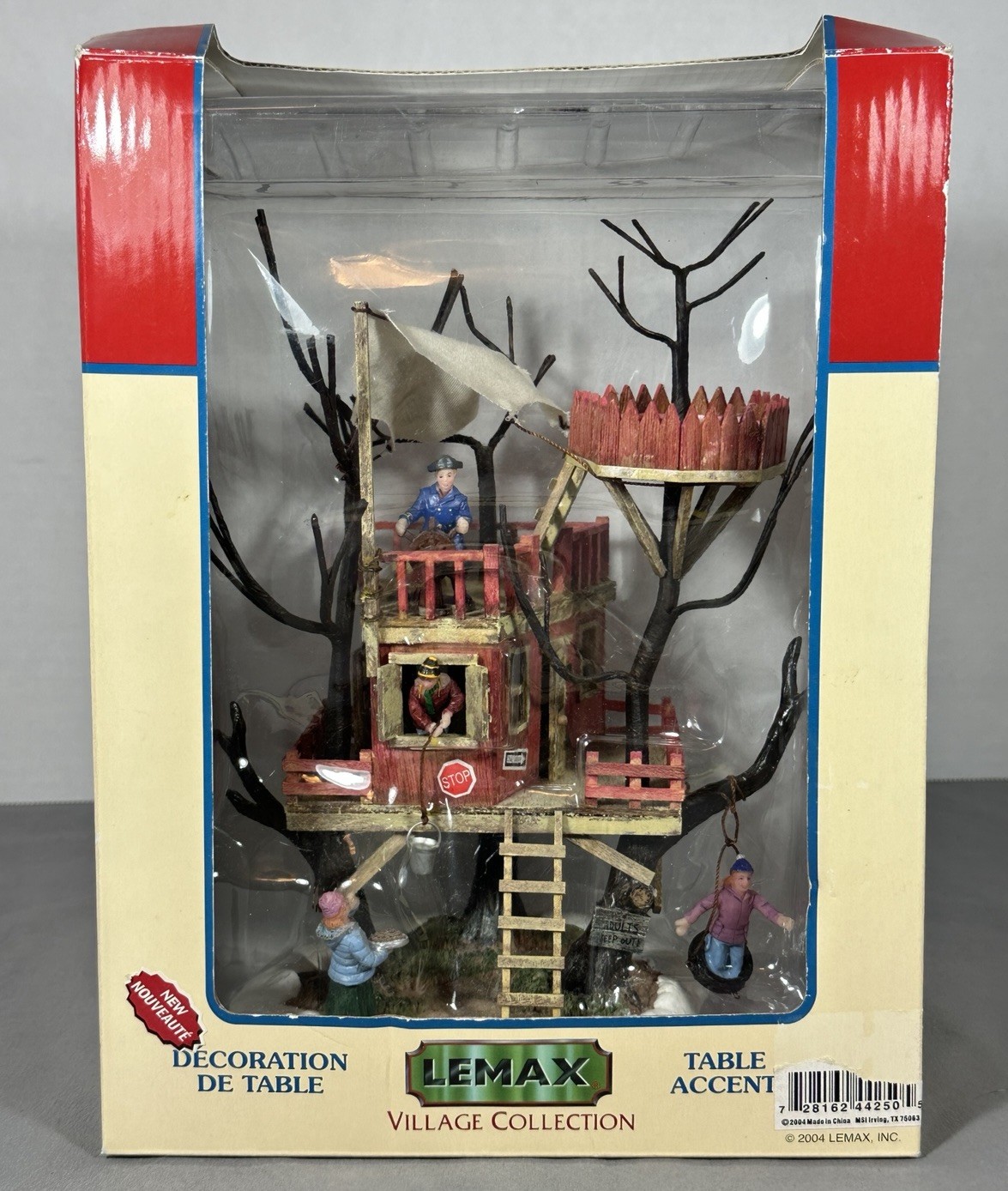 Lemax Adults Keep Out Treehouse 2004 Village Collection Table Accent w/ Box