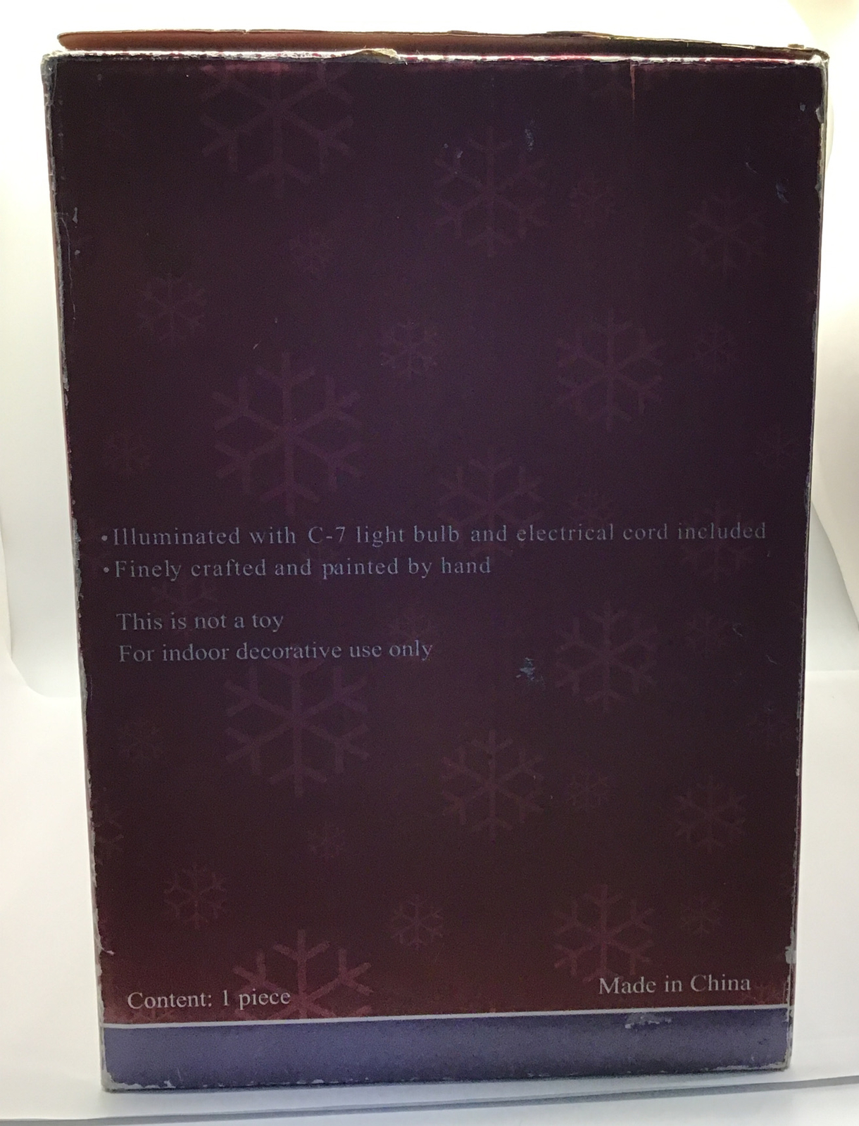 Christmas Collection Lighted House inside Merry Christmas Book 10” X 8”