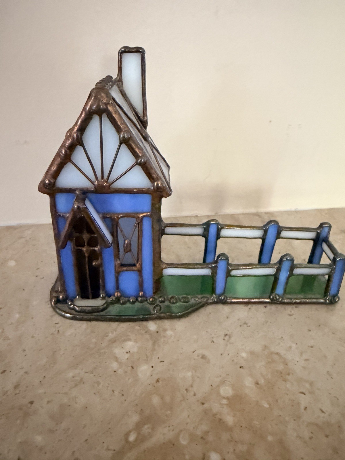 Handmade Stained Glass House Decorative Home Decor Tiffany Style