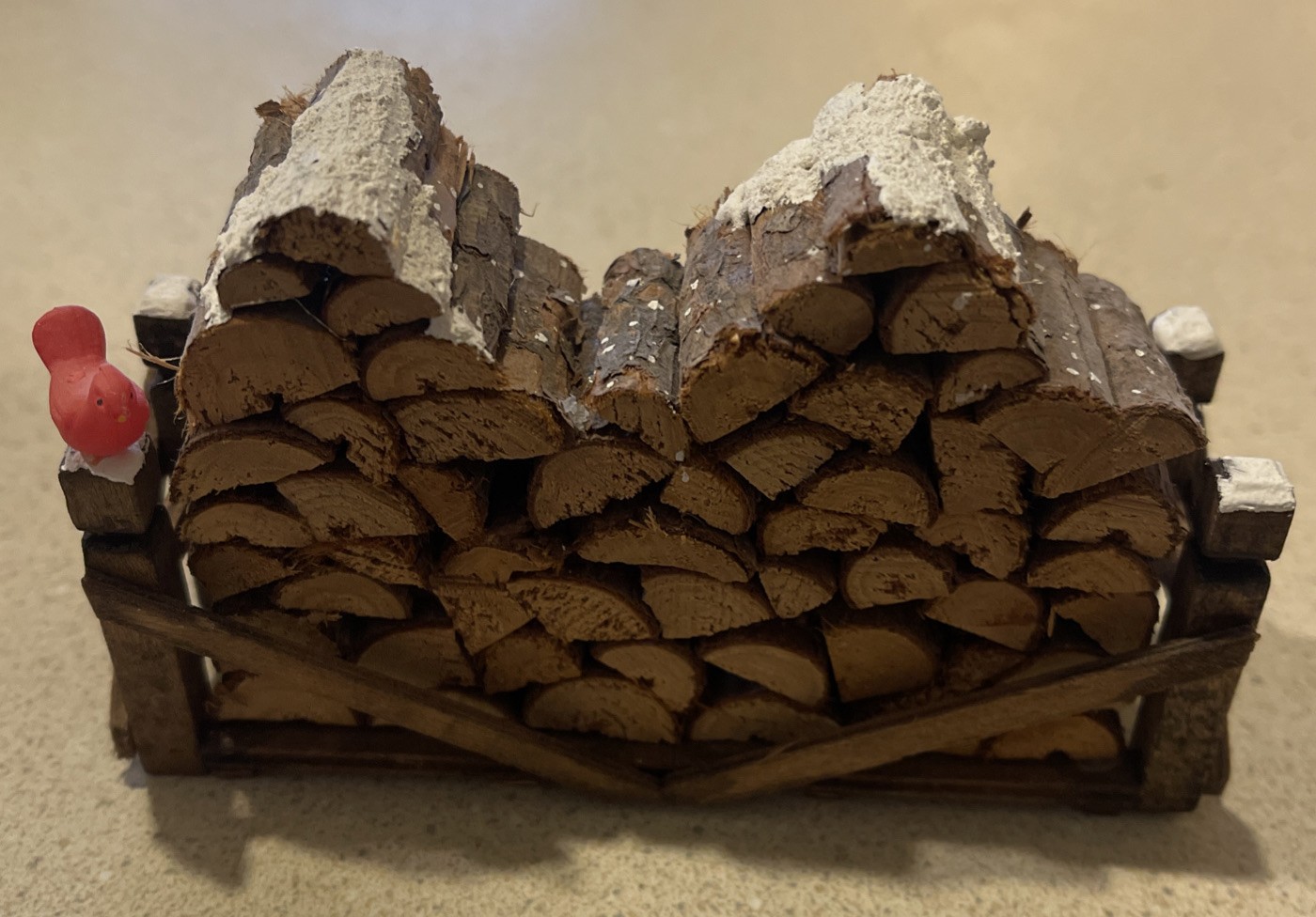 Department 56 Village Accessory Woodpile Firewood Logs Rack Of Wood