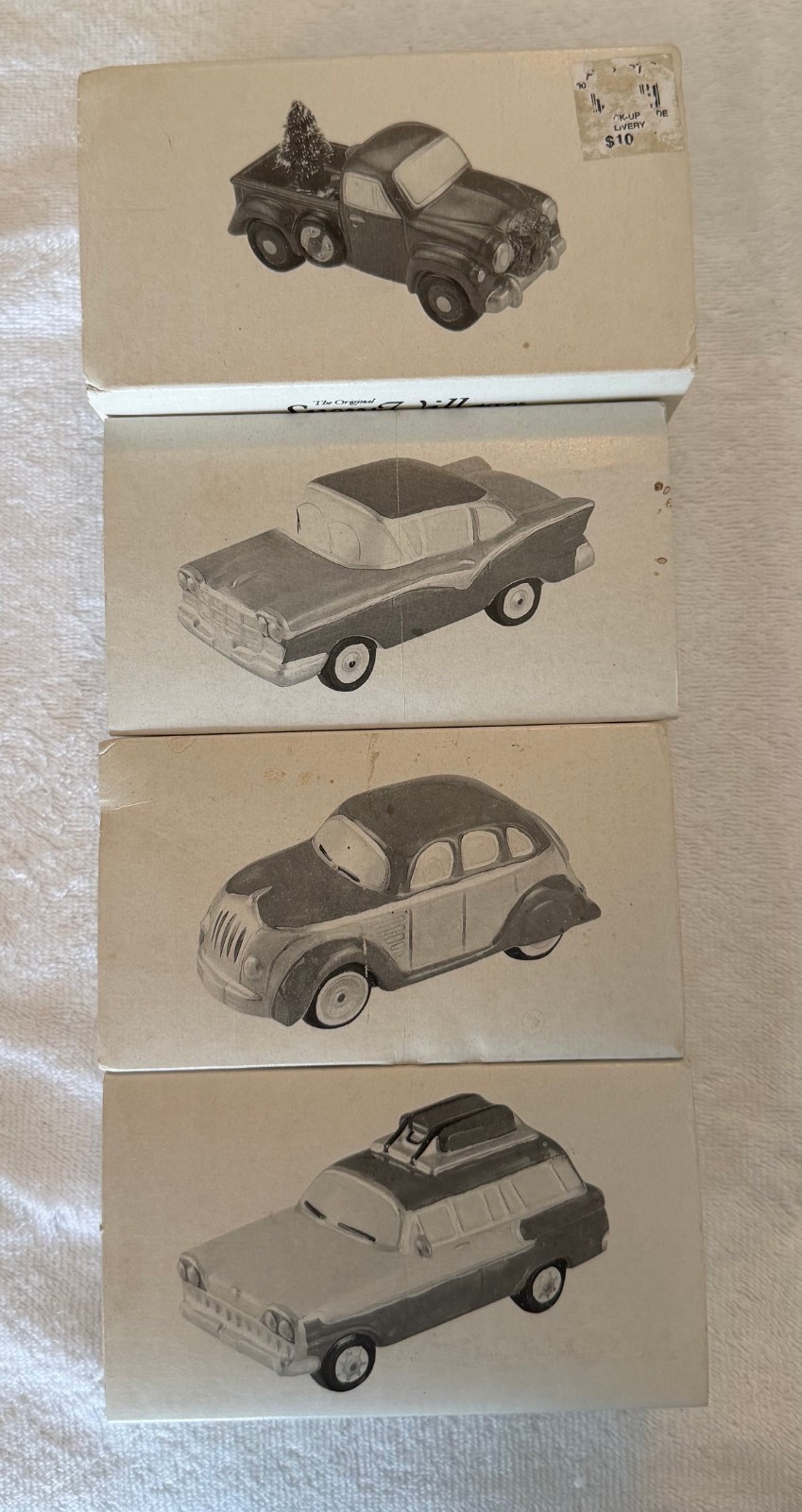 (4) Department 56 Classic Vehicles