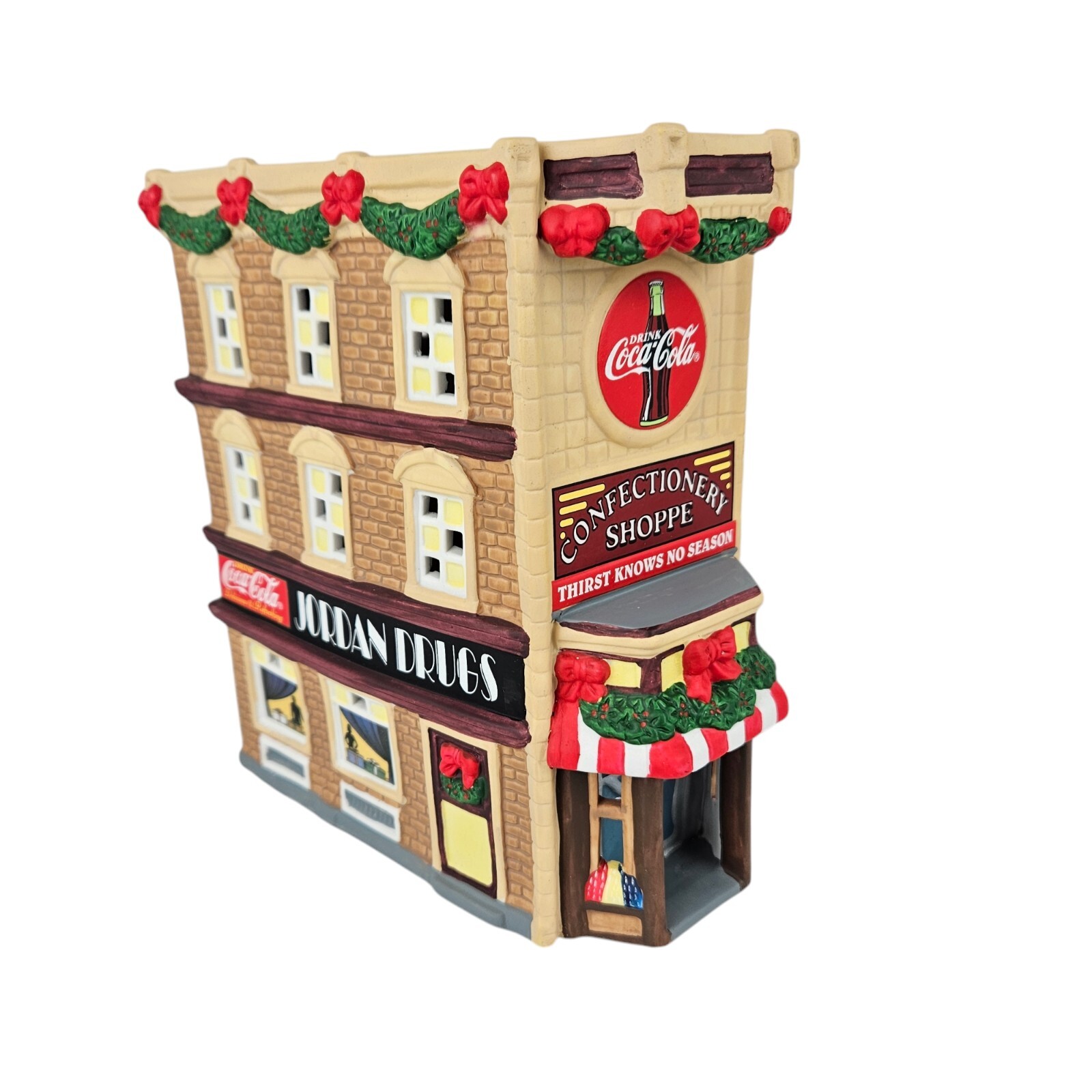 Coca Cola Town Square Collection Jordan Drugs Confectionery Shoppe with Cord