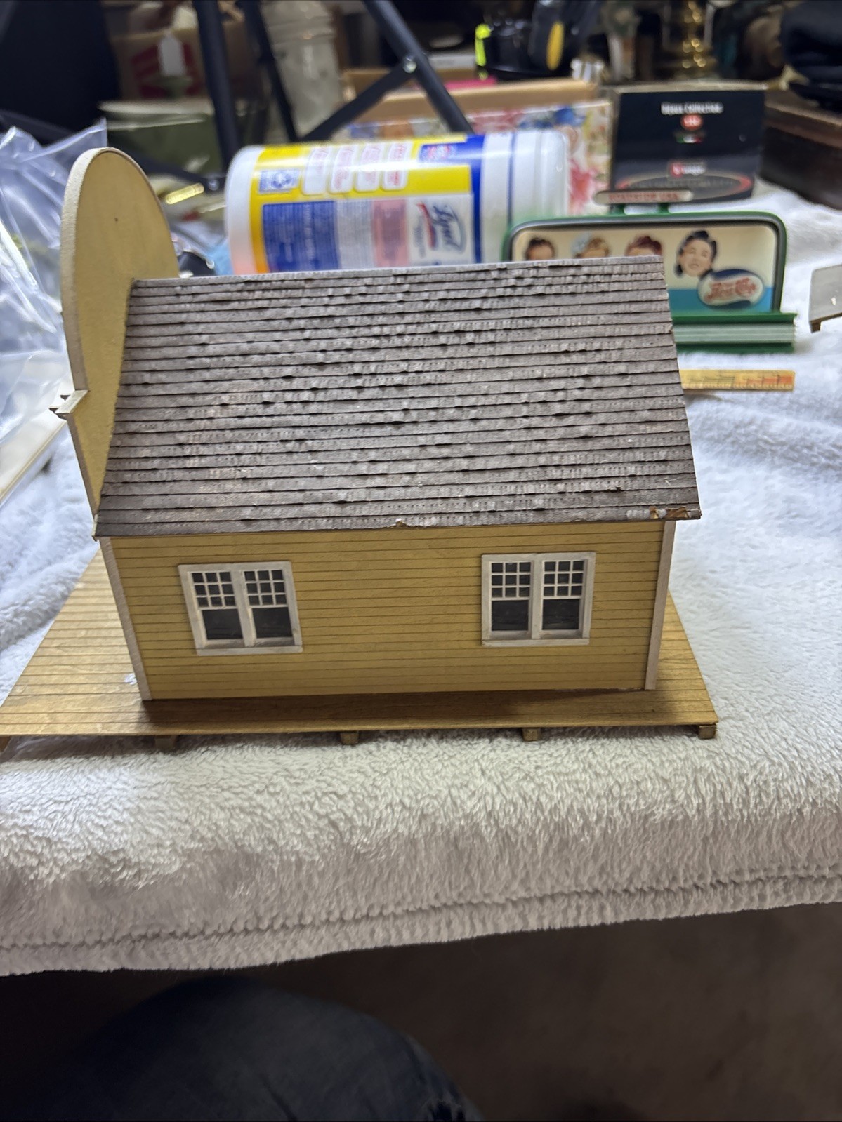 Vintage Town House Post Office And Shops For Little Villages