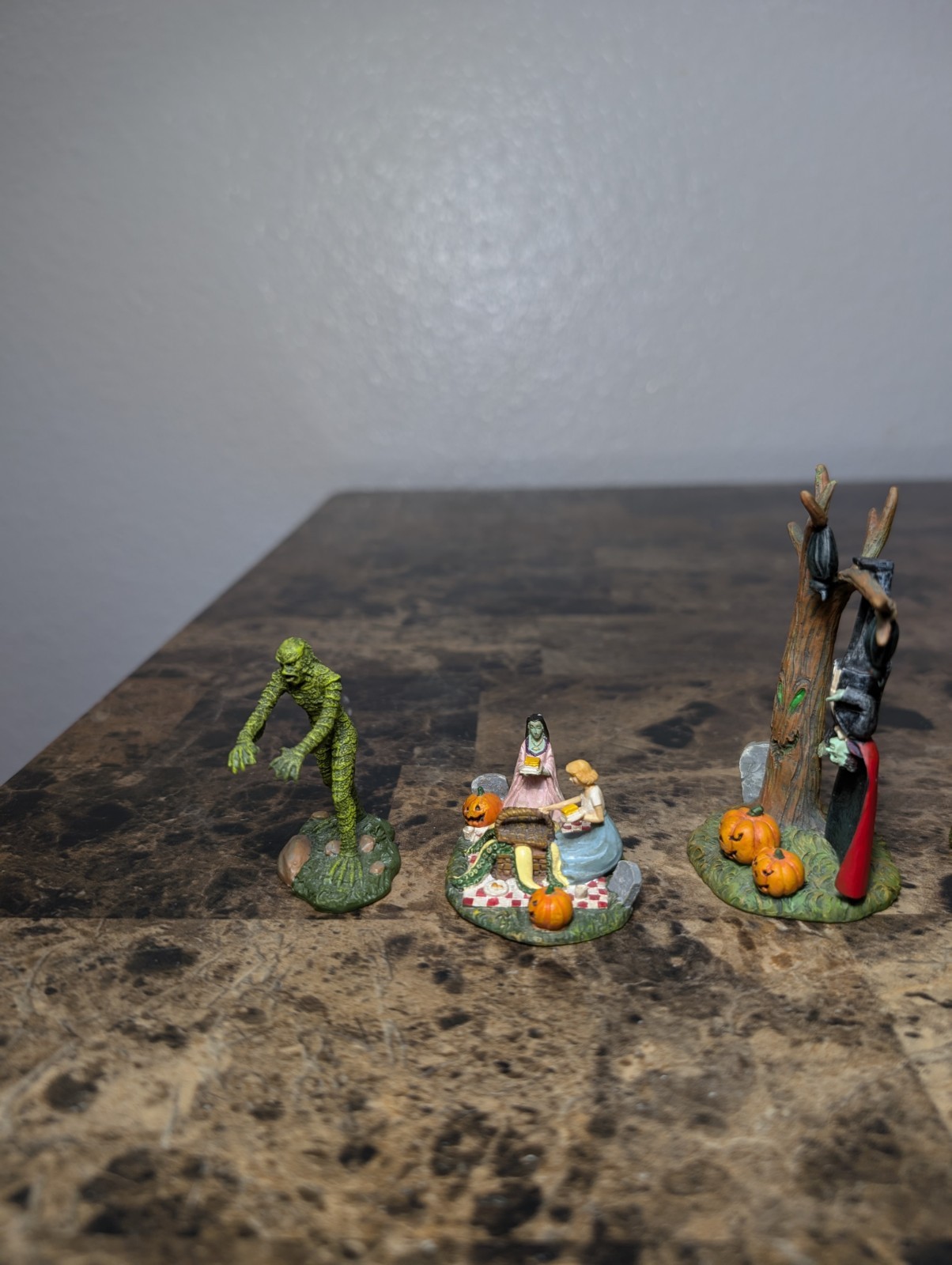 Lot Of Hawthorne Village Halloween Character Figurine Collectibles