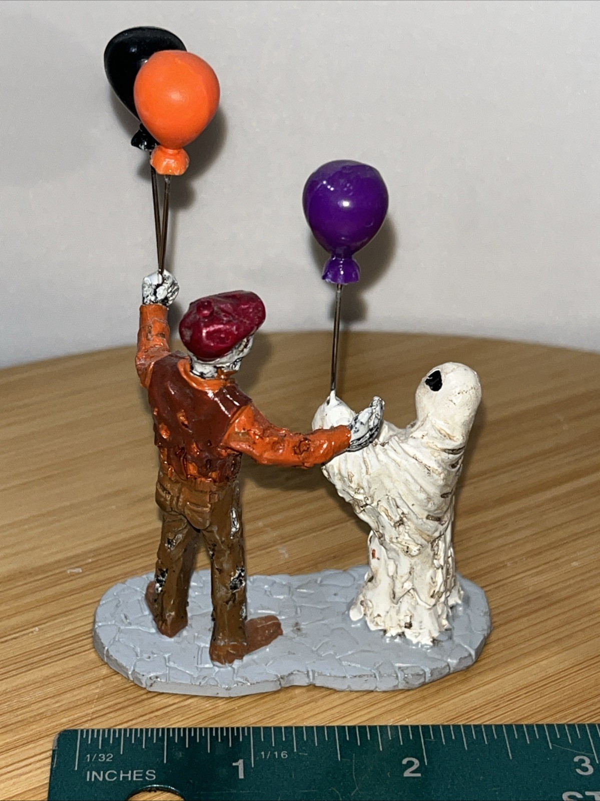 BOOLLOON Balloon SELLER Zombie Ghost LEMAX SPOOKY TOWN Halloween Retired 02800