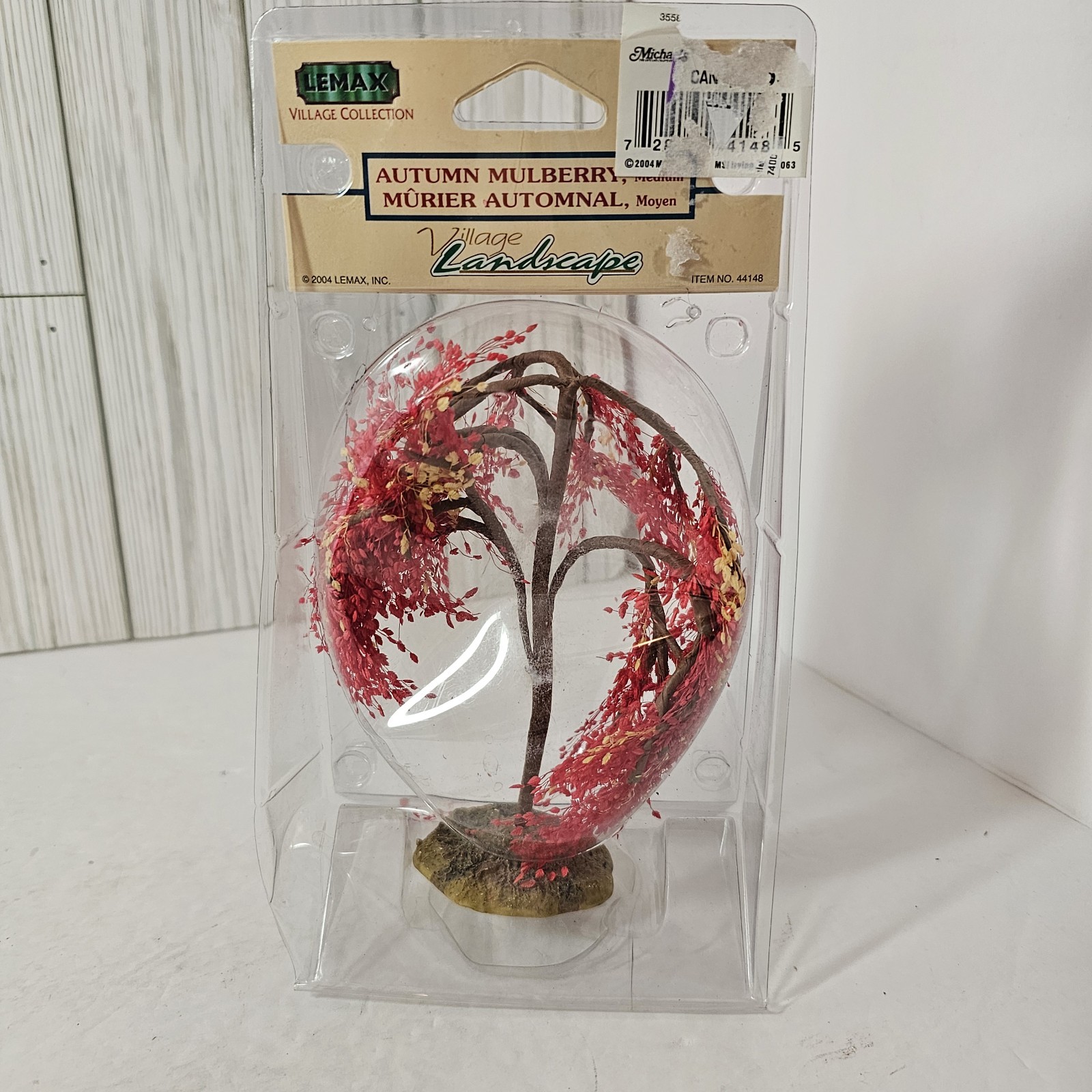 Lemax Autumn Mulberry Tree Medium 44148 Village Landscape Fall Accessory Village