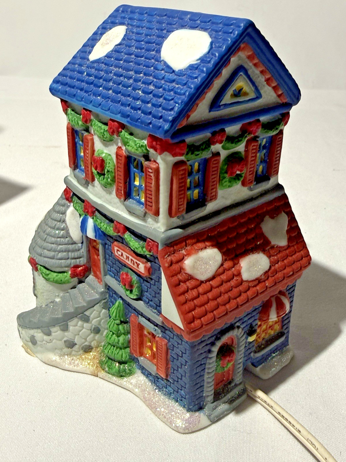 Christmas Trim A Home K Mart EXCL Bayberry Village CANDY STORE Lighted House
