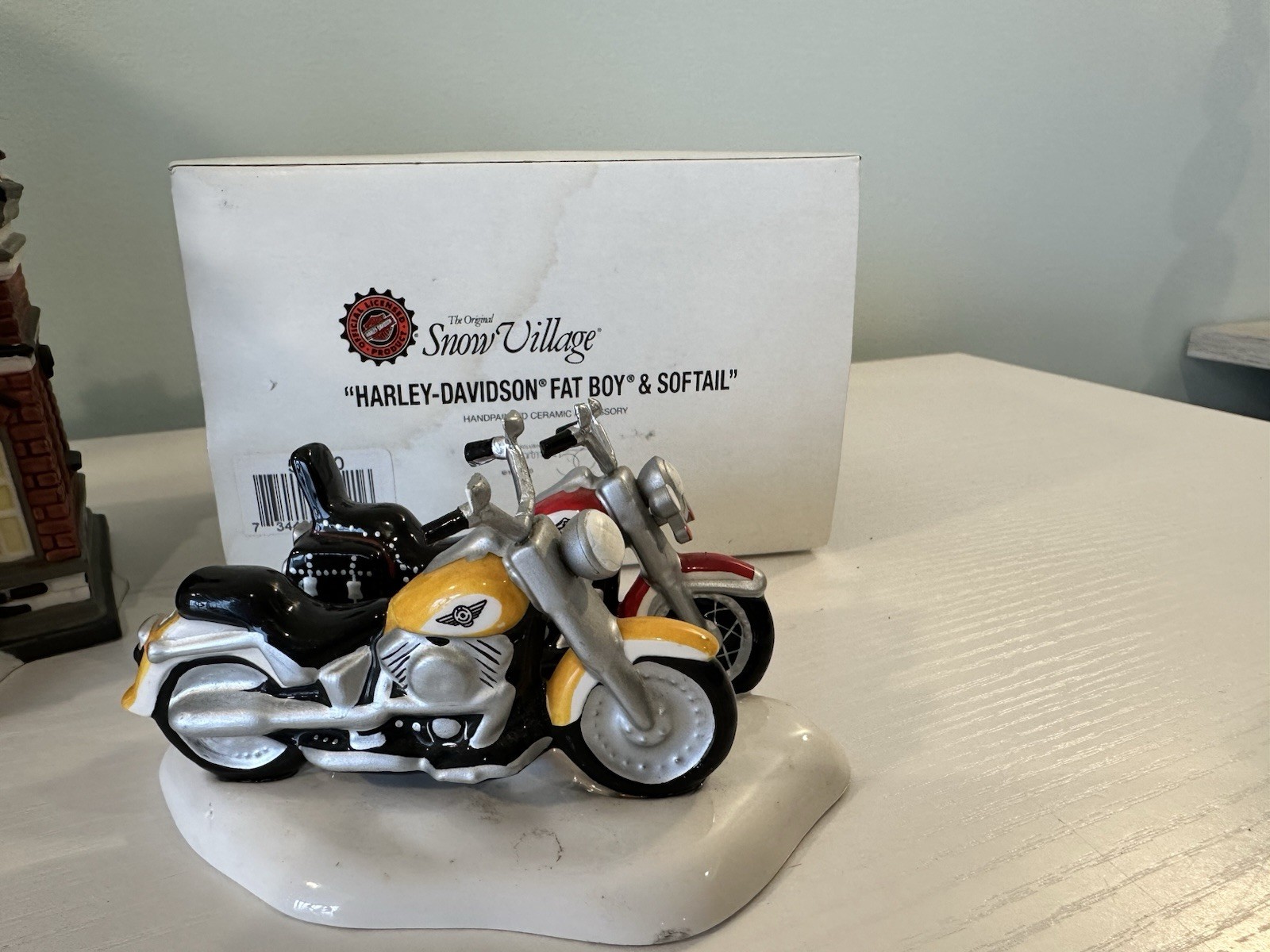 Department 56 CITC – Harley Davidson City Dealership & Fat Boy/Softail Accessory