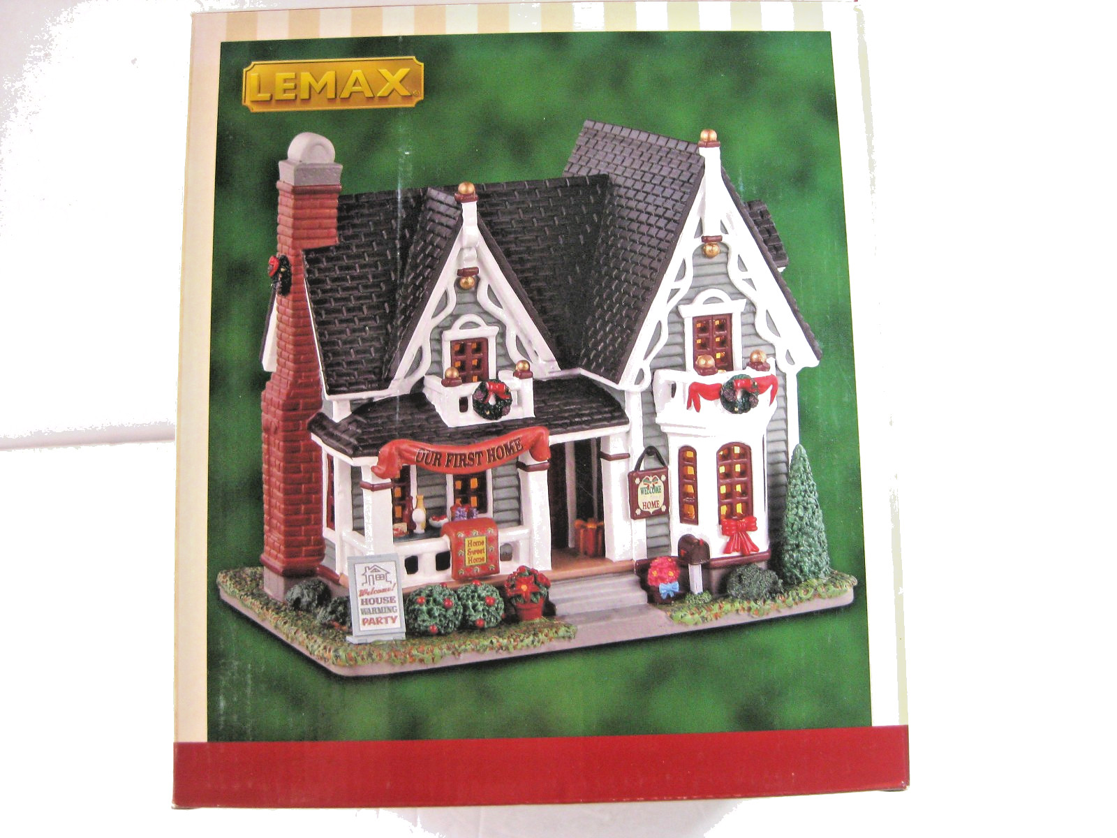 LEMAX #35040 HOUSE WARMING LIGHTED BUILDING NEW IN BOX