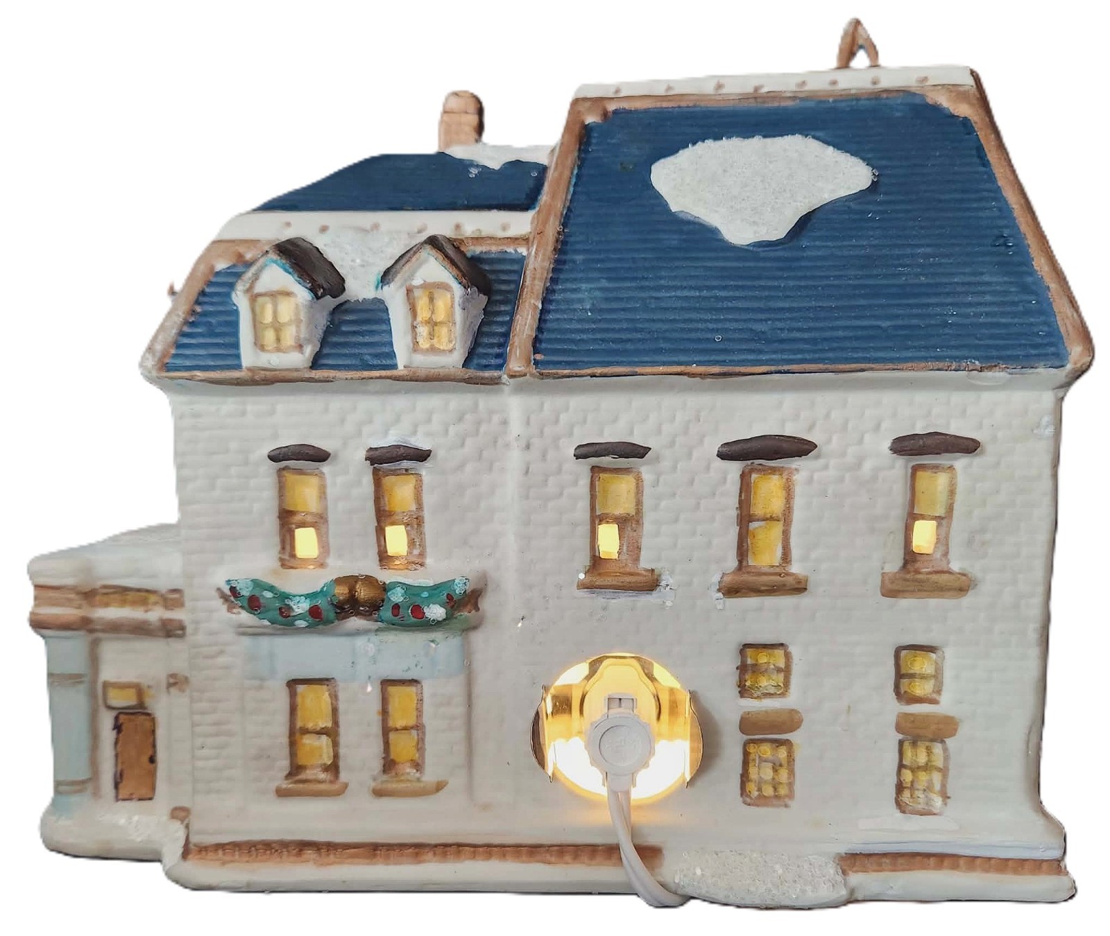 HOLIDAY TIME CHRISTMAS VILLAGE HOUSE – CITY HALL BUILDING