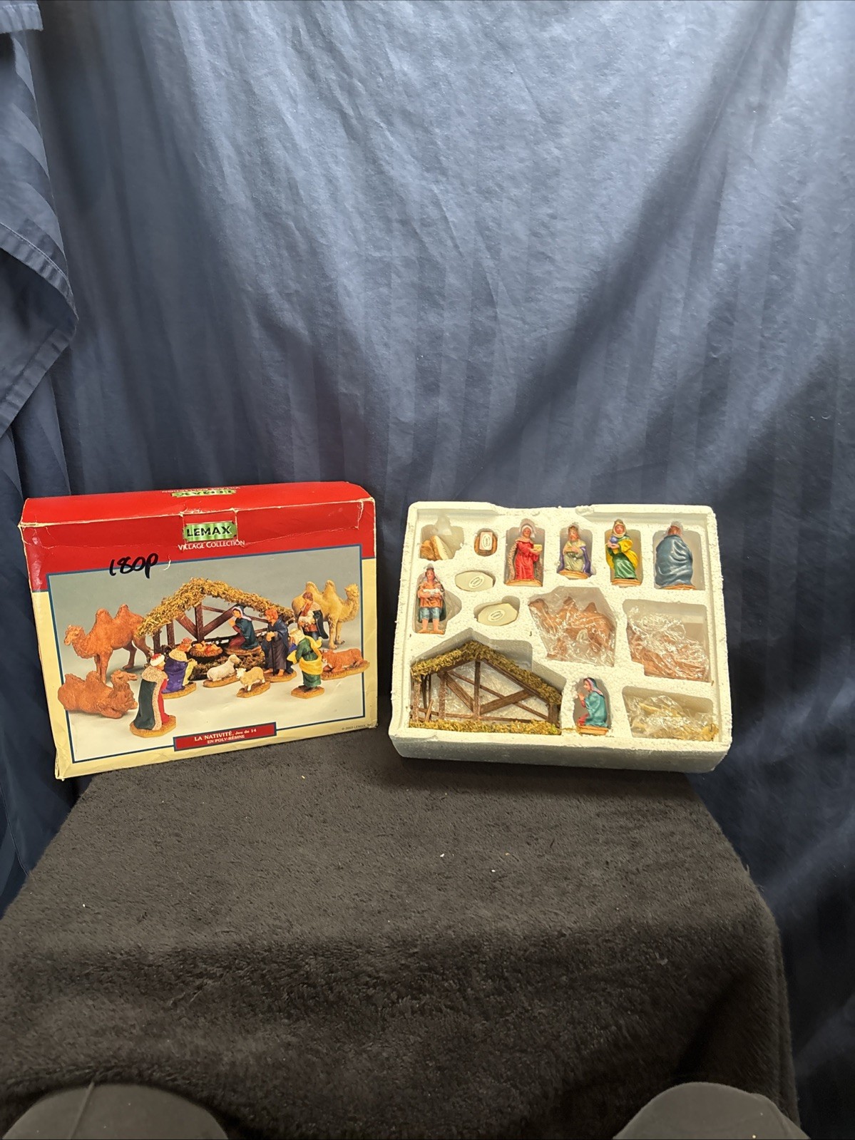 2003 LEMAX Village Collection Christmas Nativity Scene Set of 14 A91