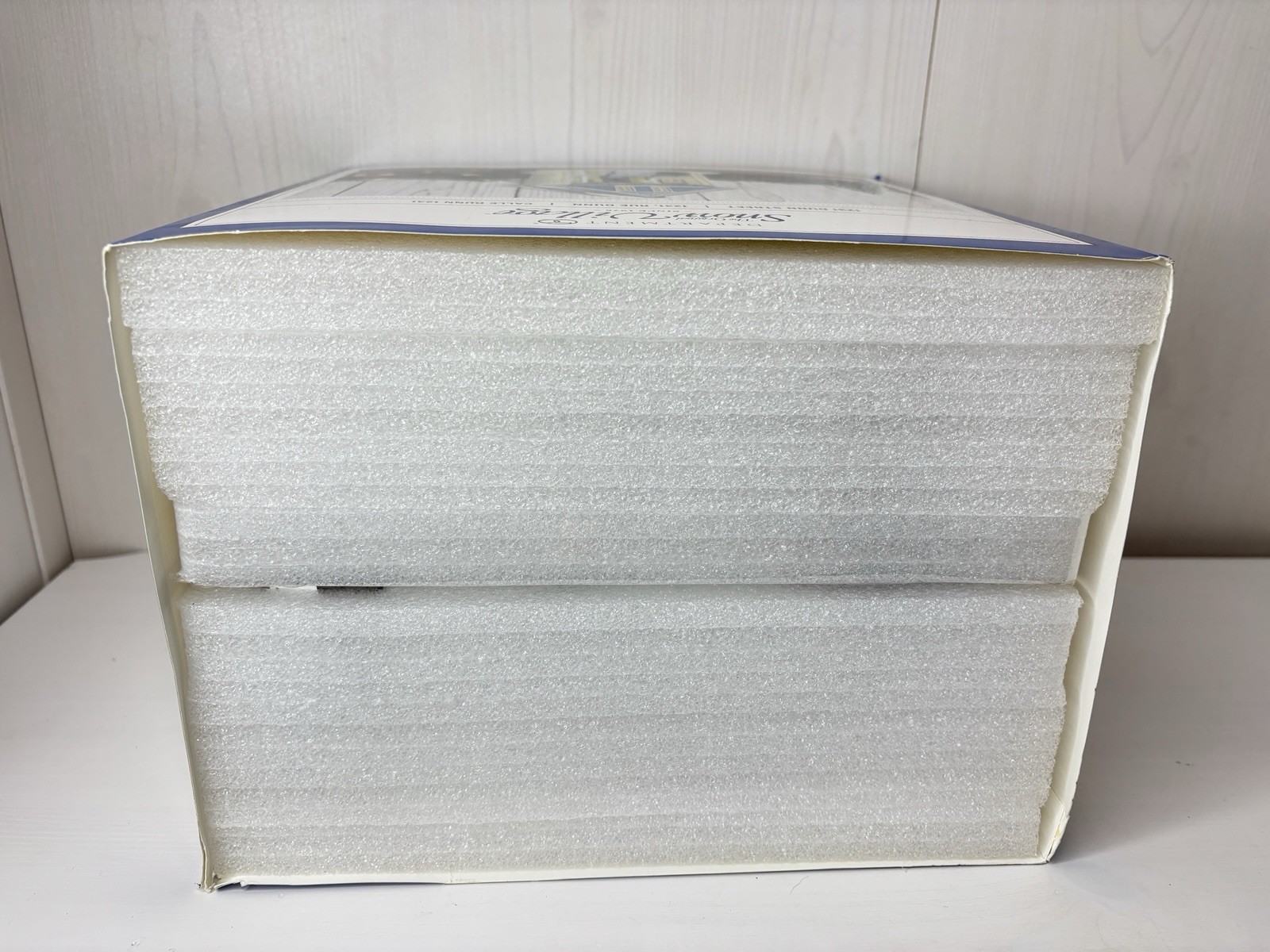 Department 56 Snow Village 1231 Dunn Street 2023 Lighted Yellow House 6011428