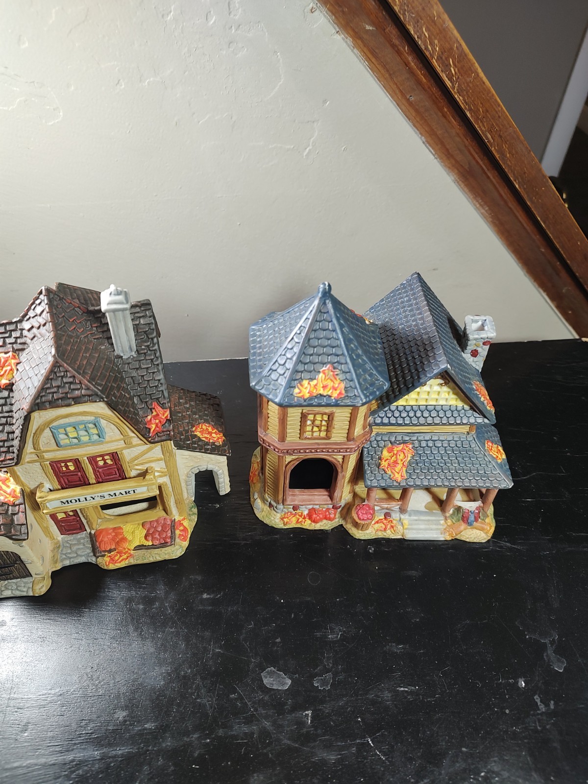 Autumn Accents Harvest Houses X2 Molly’s Market And The Farmhouse No Lights Inc.
