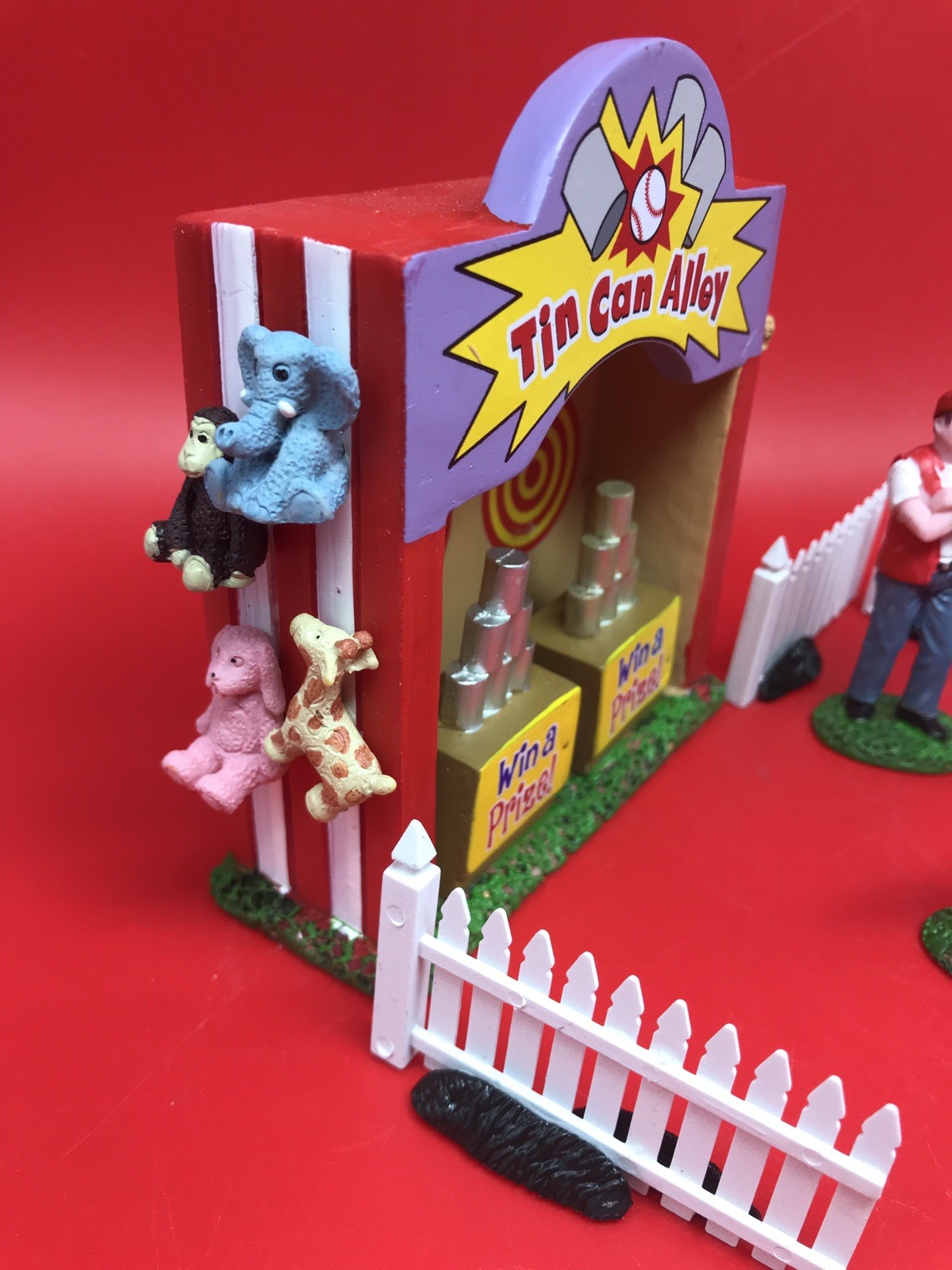 Lemax Tin Can Alley – Set Of 7 #93429 Circus Carnival Christmas Village Set-NIB!