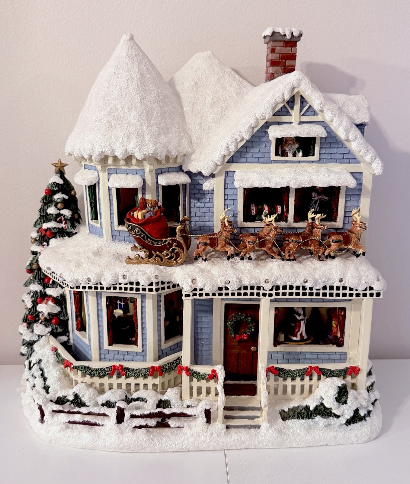 Hawthorne Village Thomas Kinkade ’Twas the Night Before Christmas Narrated Story