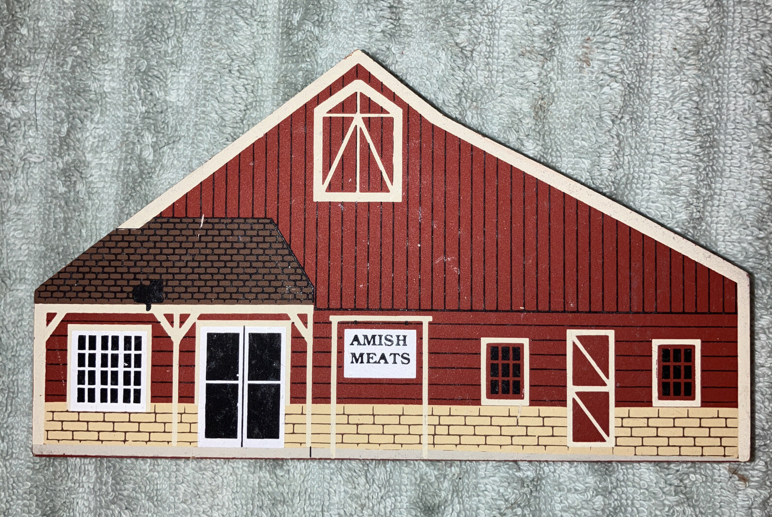Amish meats, Amish craftsmen series, 1994 The Cat’s Meow, Shelf Sitter buggy man