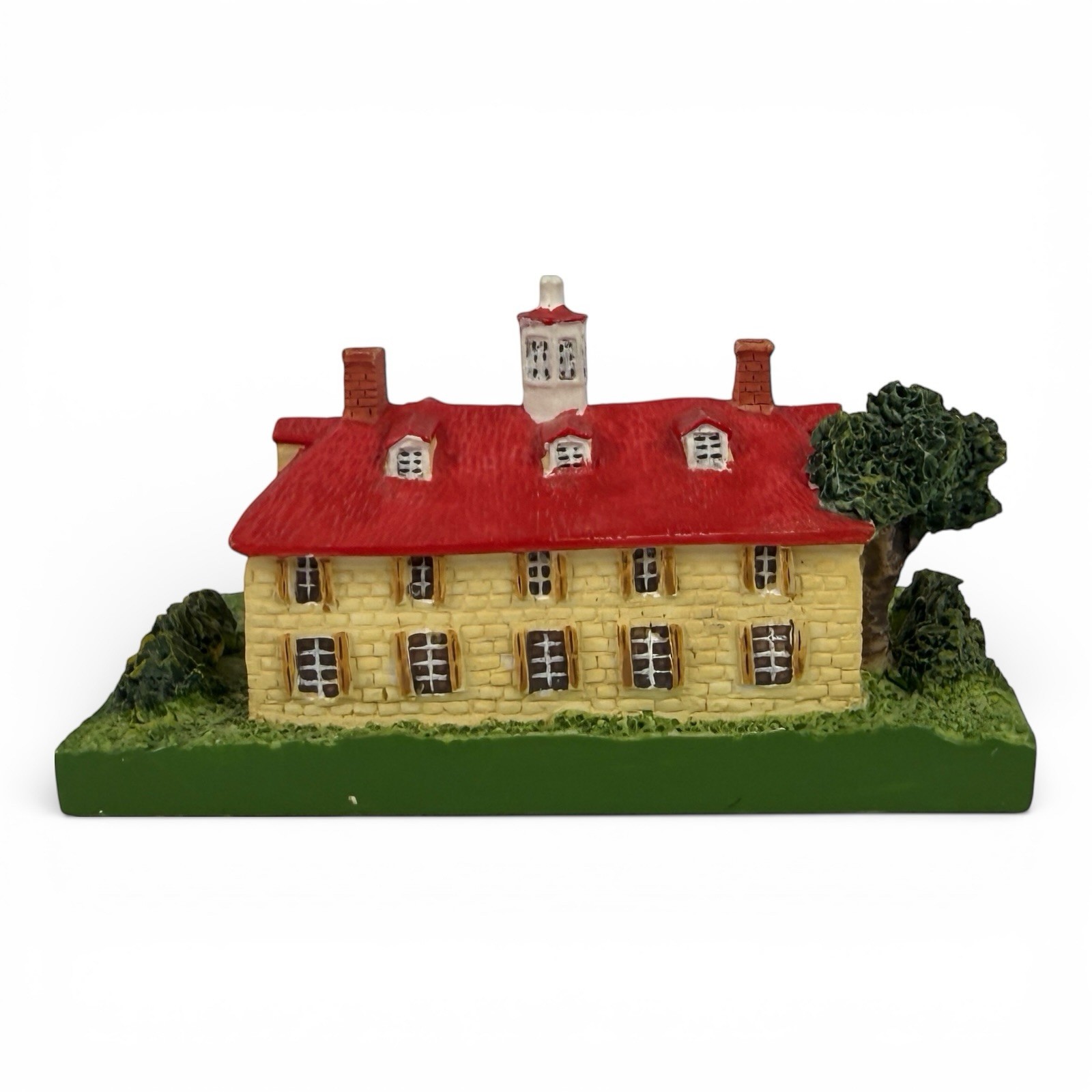 Mount Vernon Mini Replica Collectible Resin House Model George Washington 2×3.7″