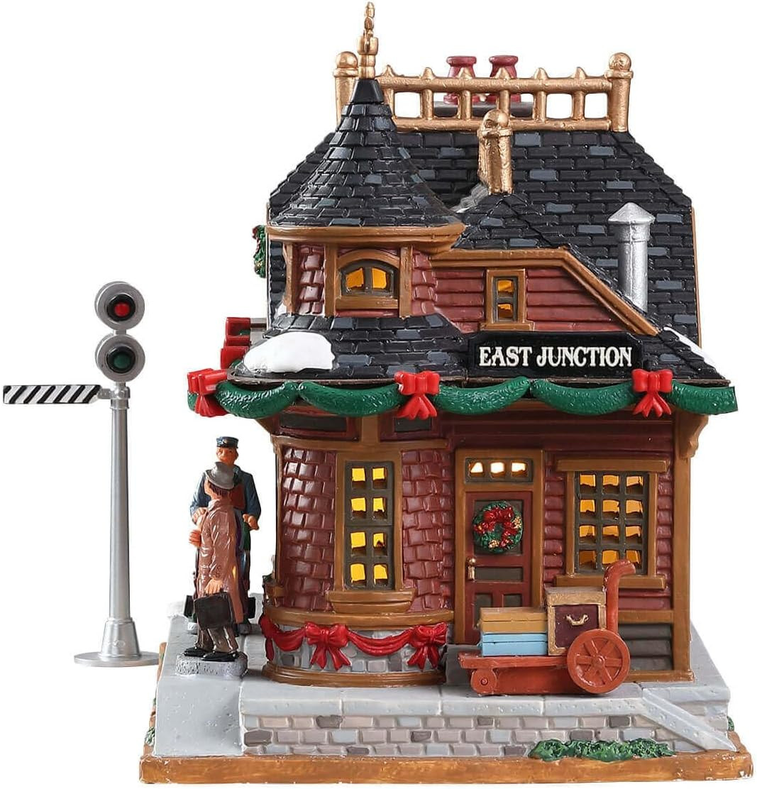 Christmas Village East Junction Station Battery Operated Led – 75256
