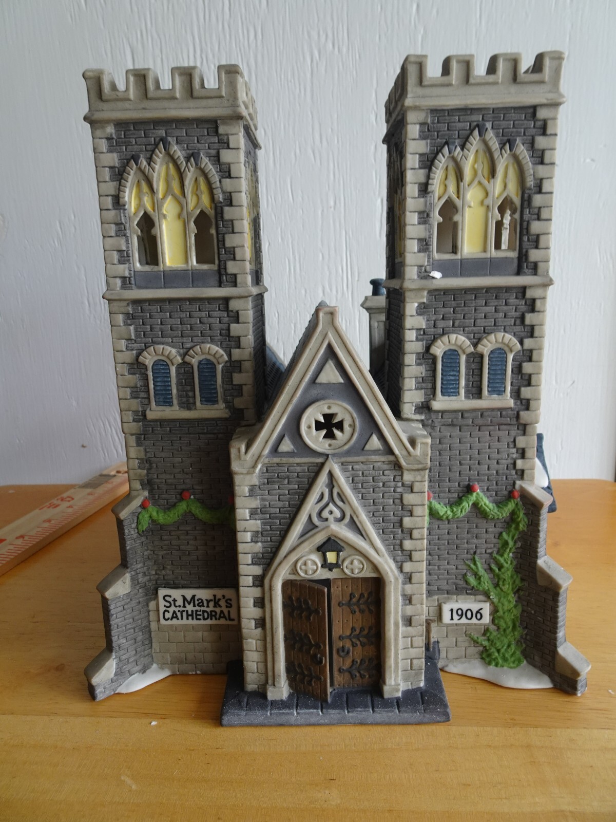 DEPT 56 CIC Cathedral Church of St Mark’s 55492 1991 LTD ED Rare LOW #76 ERROR