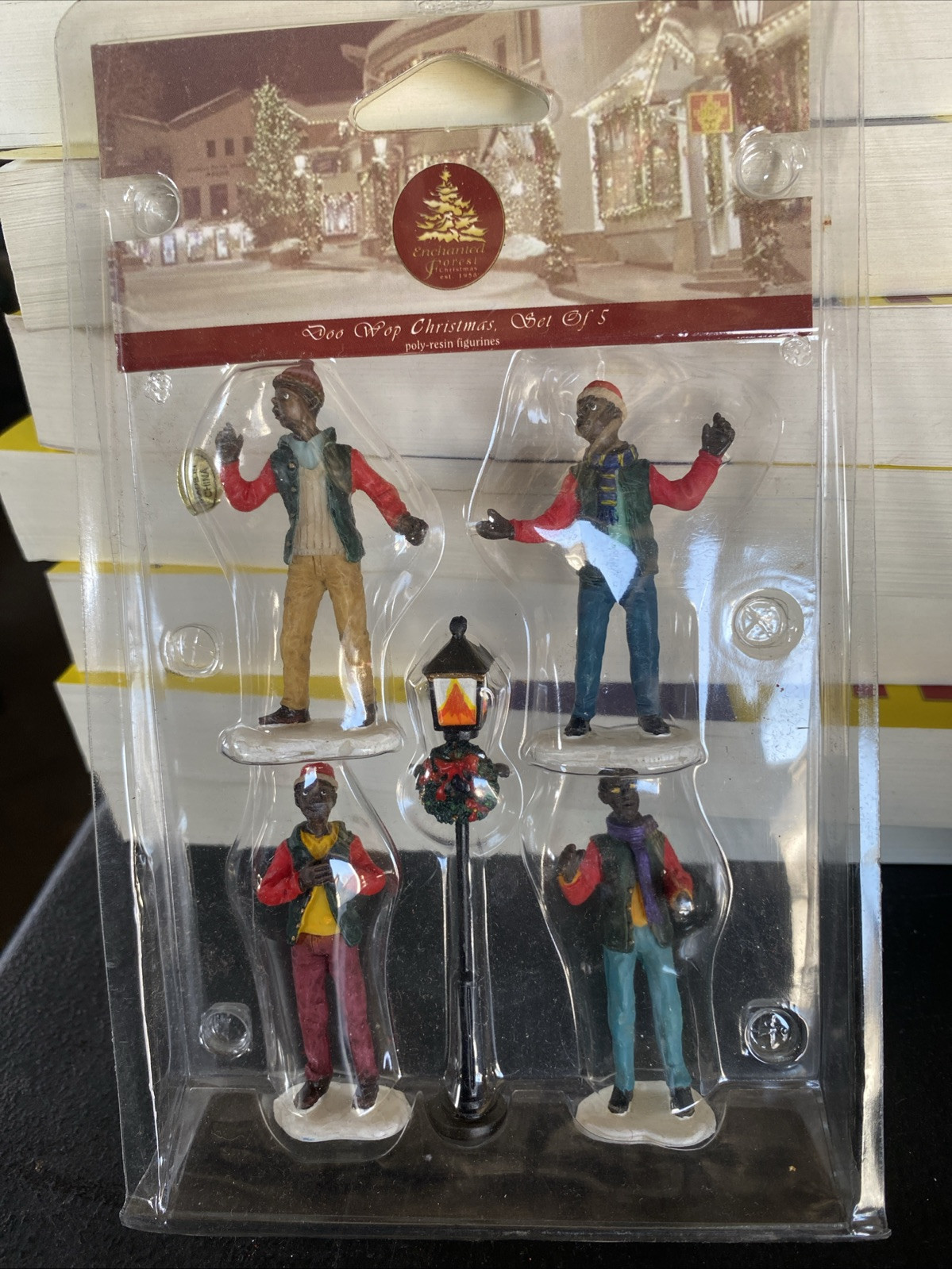 1999 Lemax Carolers Set of 5 Christmas Village DOO WOP CHRISTMAS ITEM NO. 92364