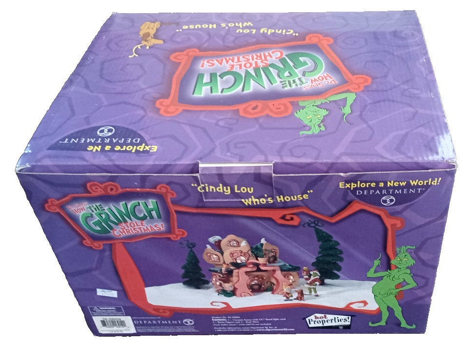 Dept. 56 Cindy Lou Who’s House – How the Grinch Stole Christmas, Complete w/Box