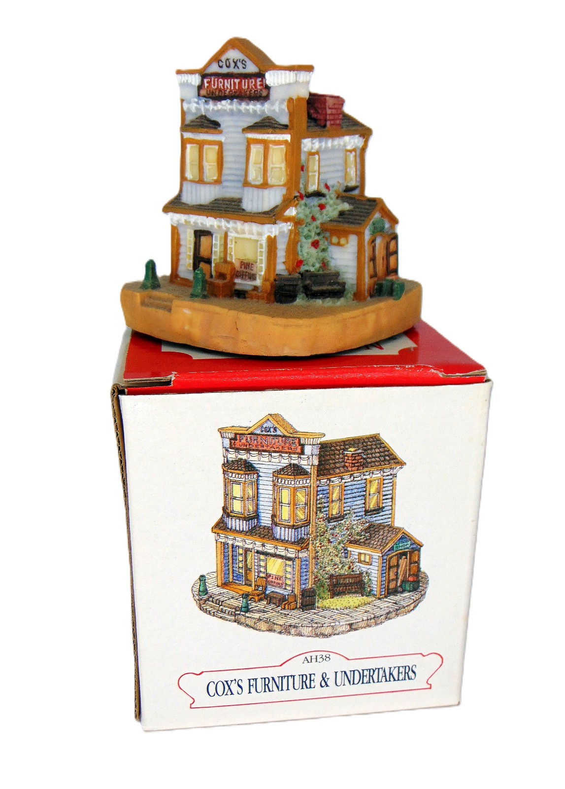 AMERICANA COLLECTION COX’S FURNITURE OF LIBERTY FALLS CERAMIC HOUSE BOX