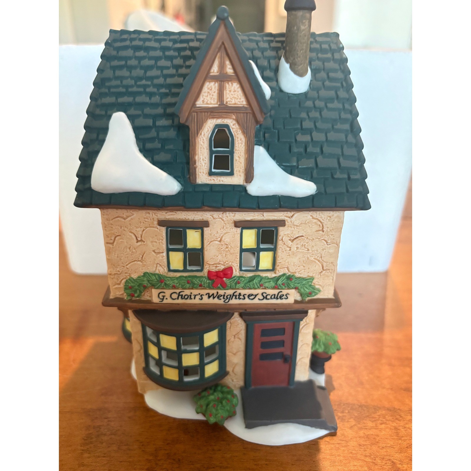 Dept 56 G. Choir’s Weights & Scales Dickens Village Series 1997 Christmas House