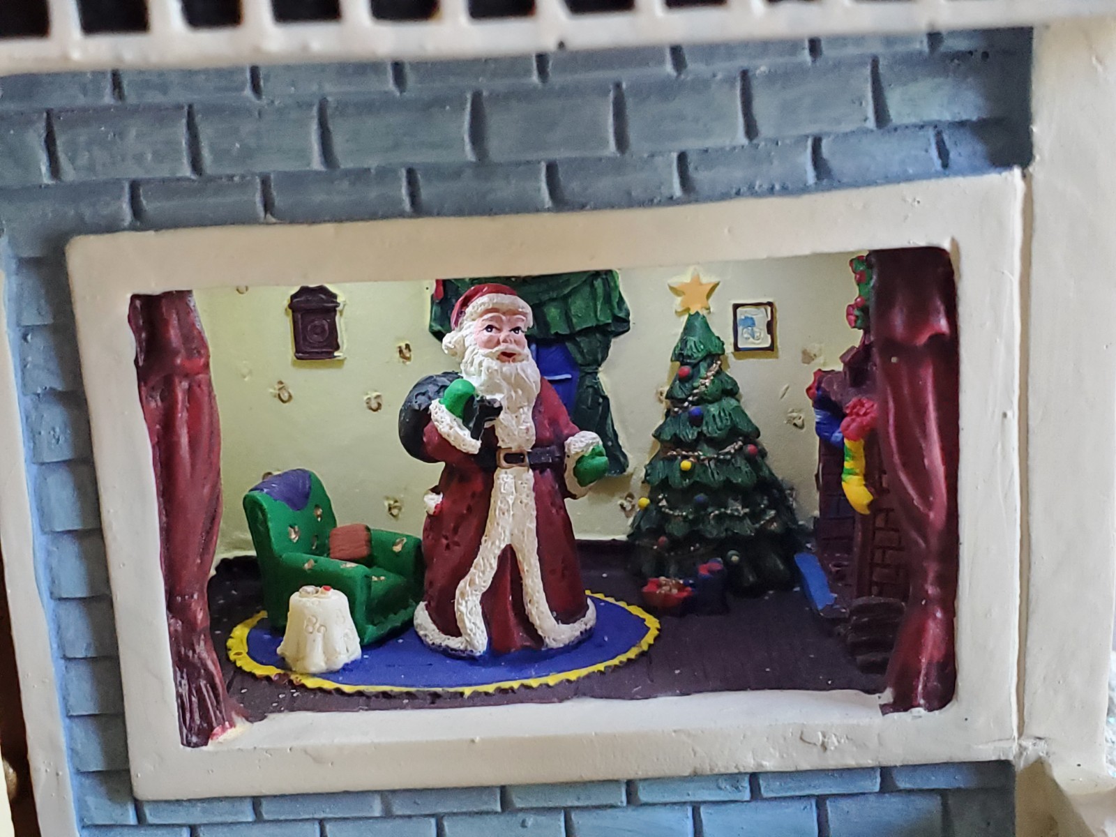 Hawthorne Village Thomas Kinkade The Night Before Christmas Story House *Tested*