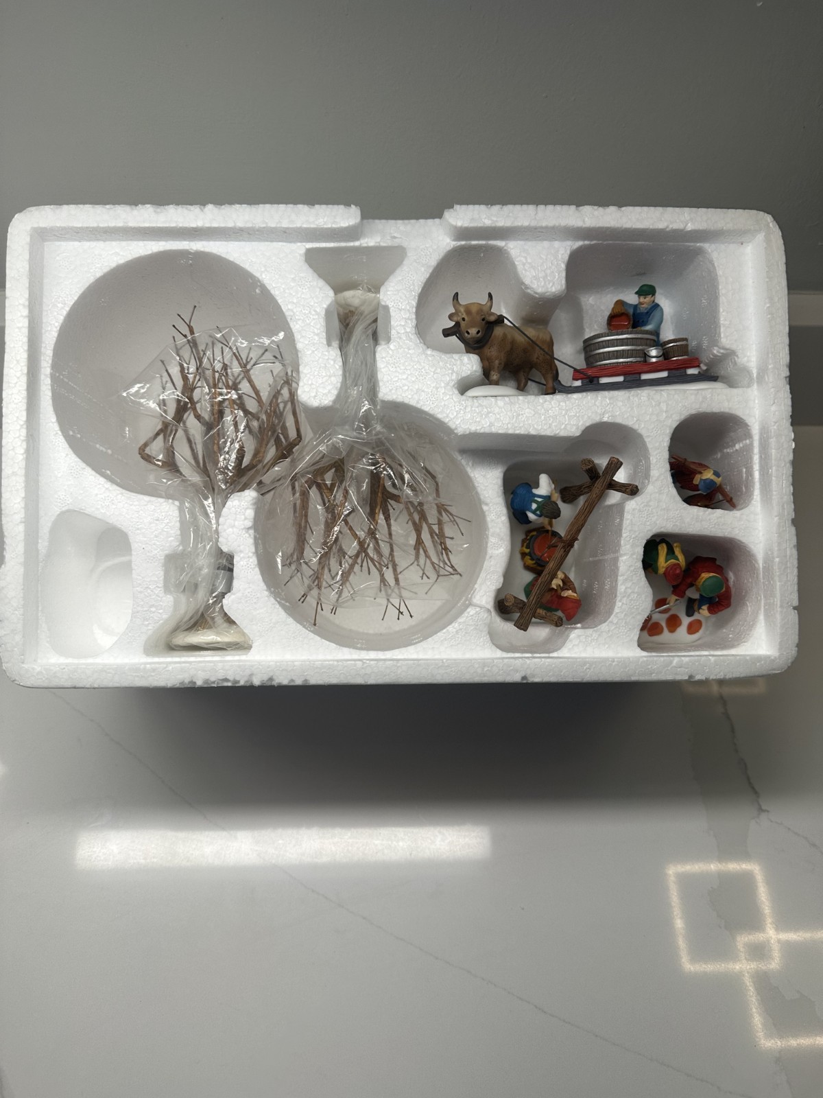 Dept 56 “Tapping The Maples” Heritage Village Accessory *read*
