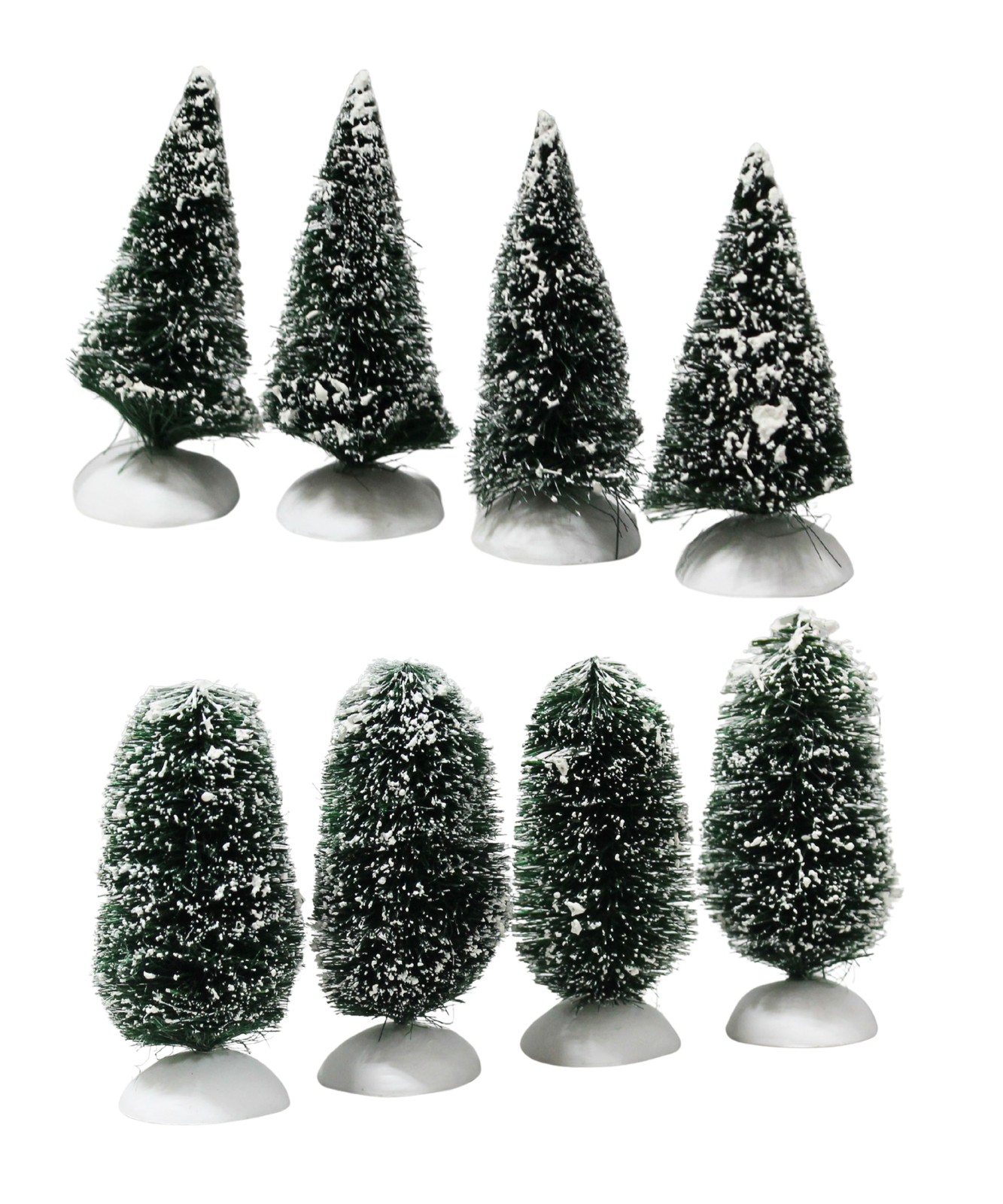 Department 56, Frosted Topiary Trees (52027) Worn Box