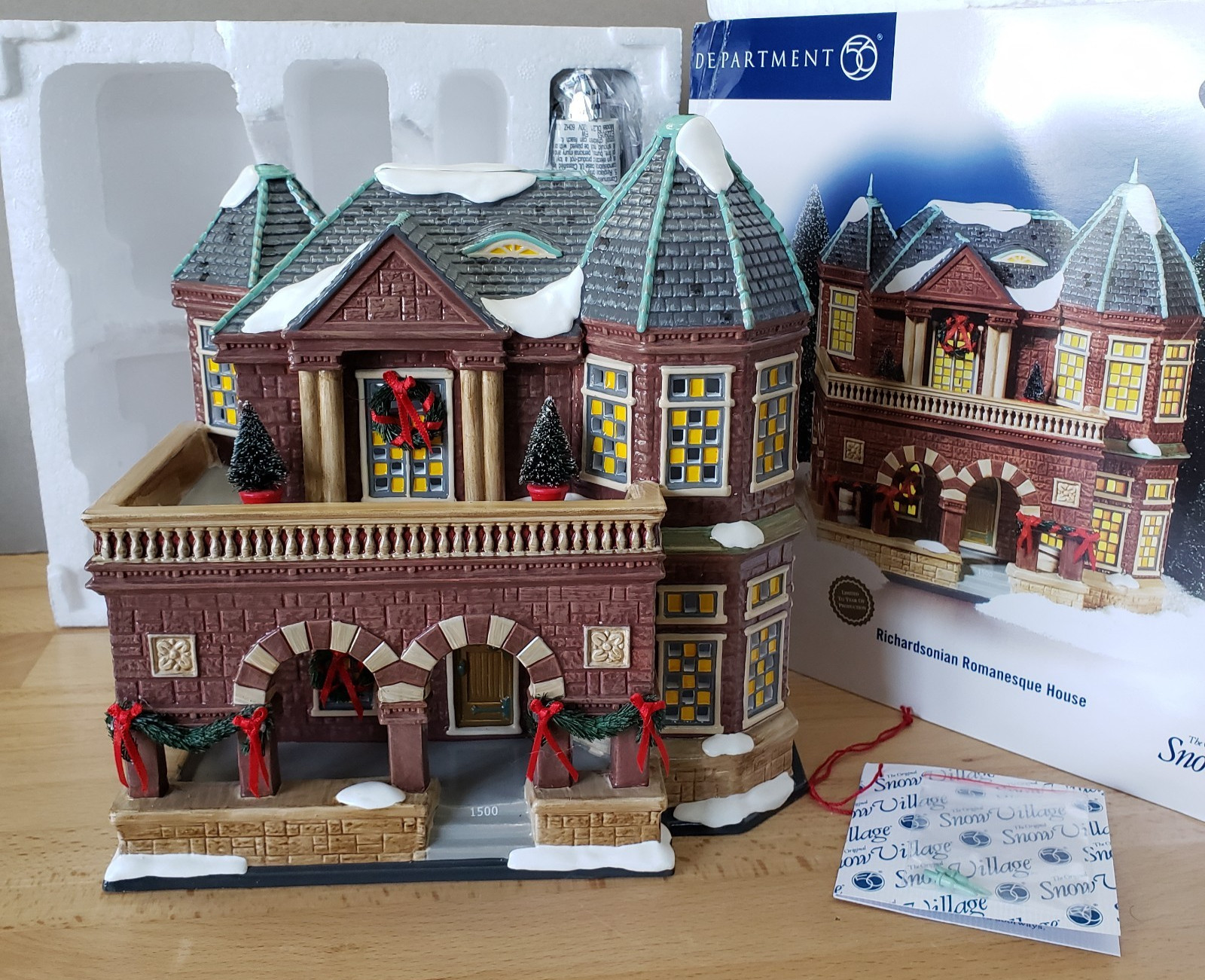 Department 56 Richardsonian Romanesque House American Architecture Series