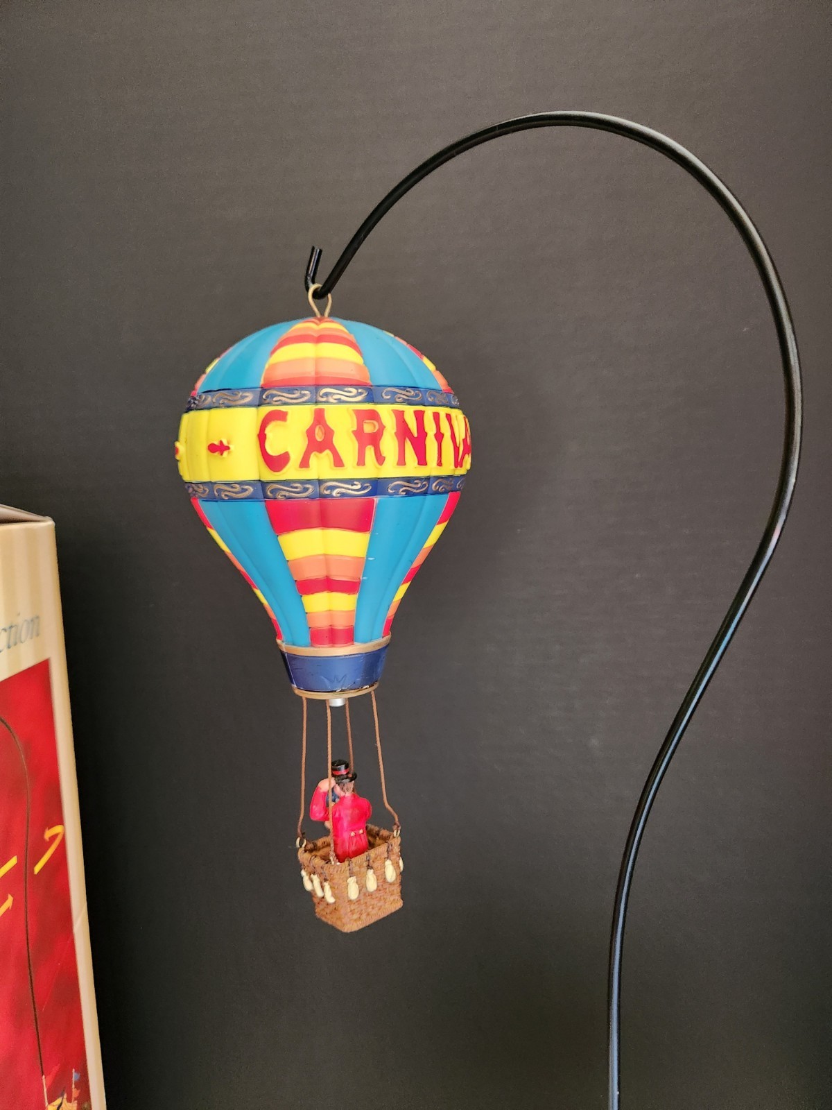 Vtg Lemax 2006 Village Balloon Rides Carnival Circus Lighted Moves 644916 W/Box