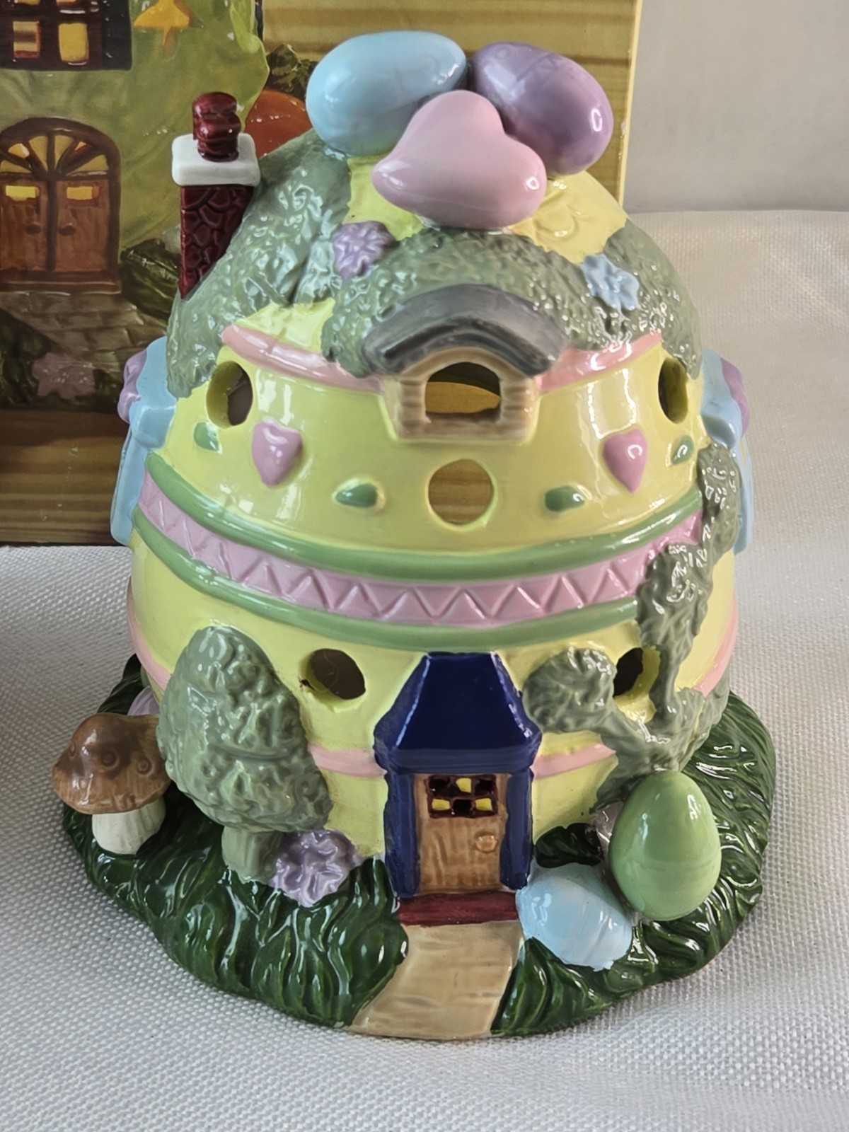 International Bazzar Seven Piece Easter Village Set