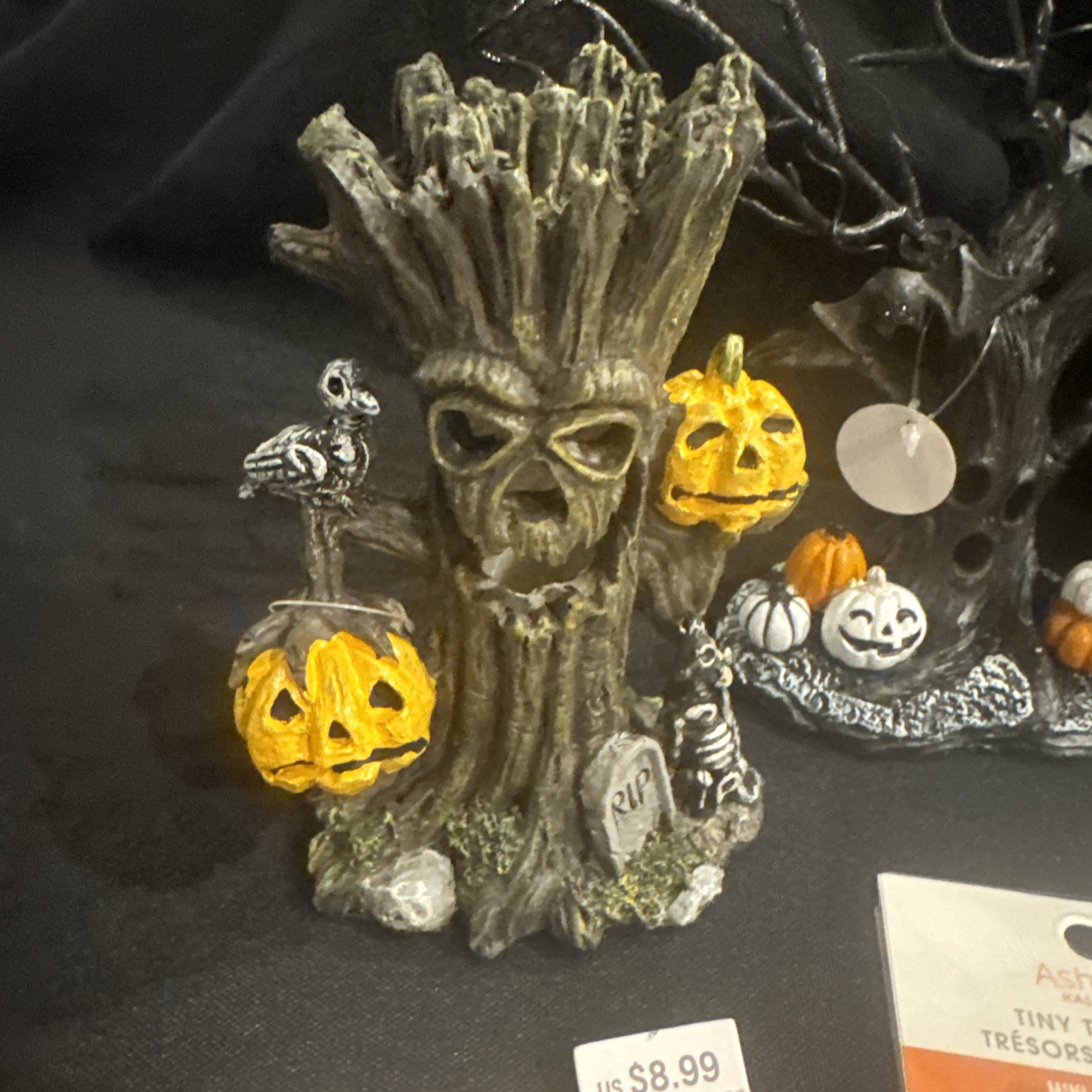 Michaels Ashland Tiny Treasures Halloween Miniature Village Accessory Lot 9pc