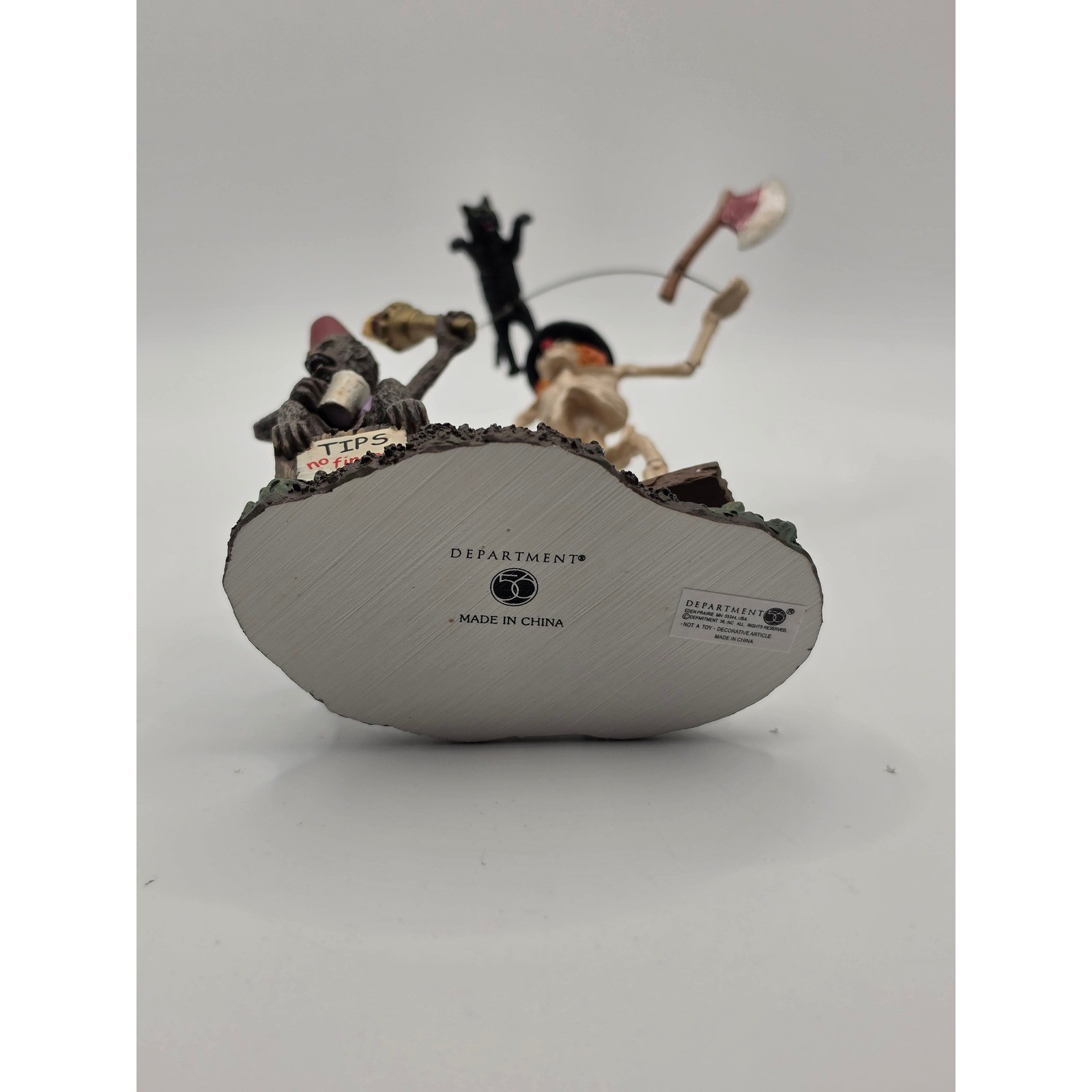 Department 56 Halloween Village Funny Bones Skeleton Monkey Circus 4030780
