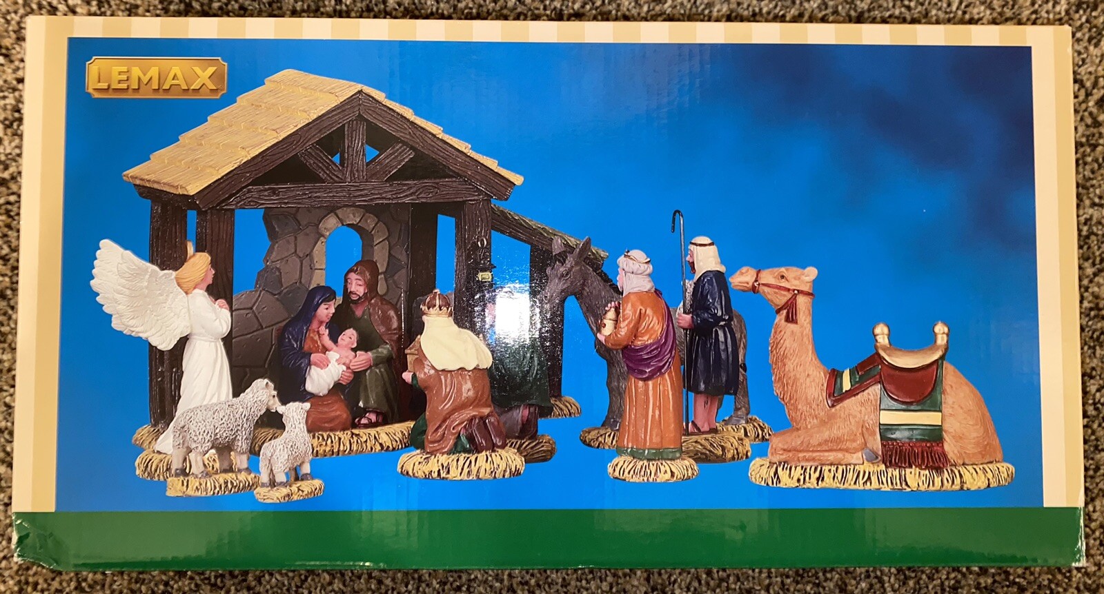 Lemax 2017 First Christmas Nativity 11 Piece Set #73312 Holy Family