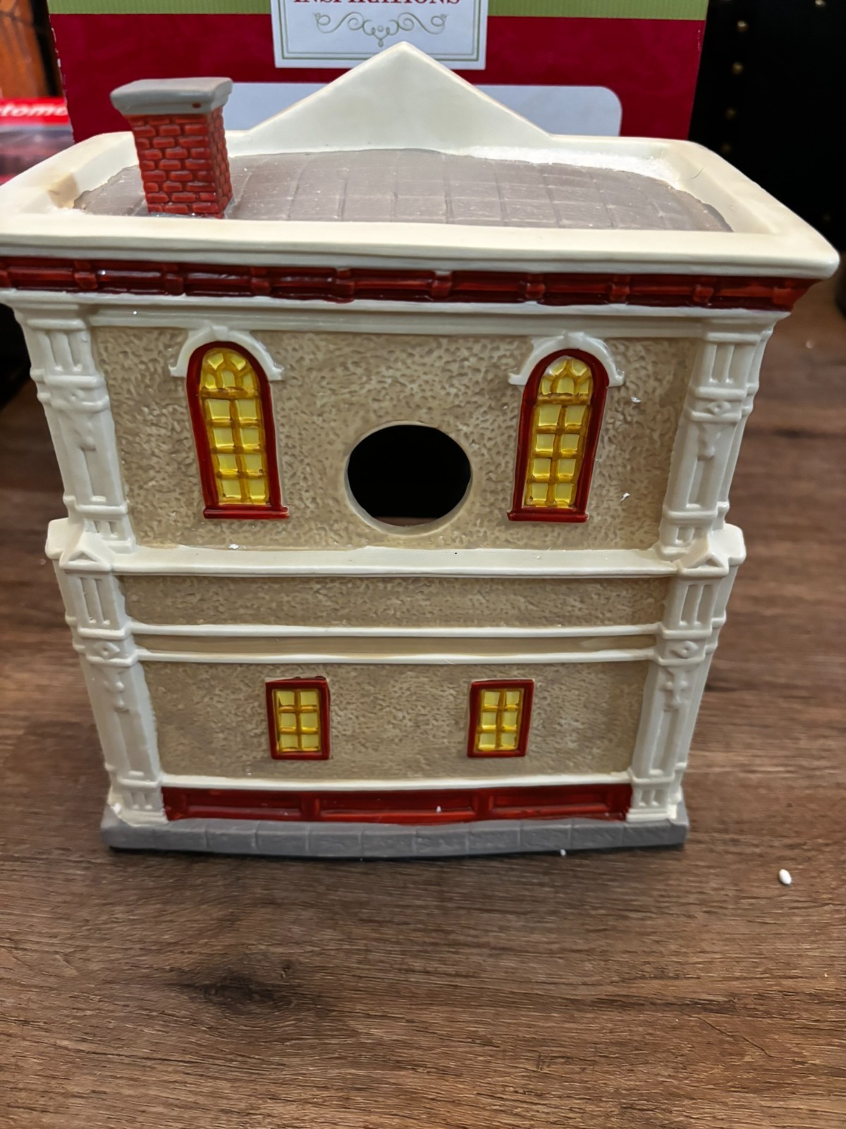 Holiday Inspirations Christmas Village light up building Jo-Ann Fabrics Store 12