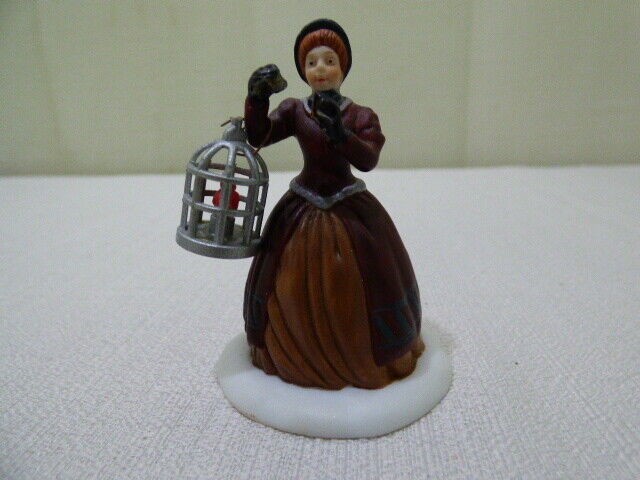 Department 56 The Bird Seller Christmas Village People Figurine Accessory 58033