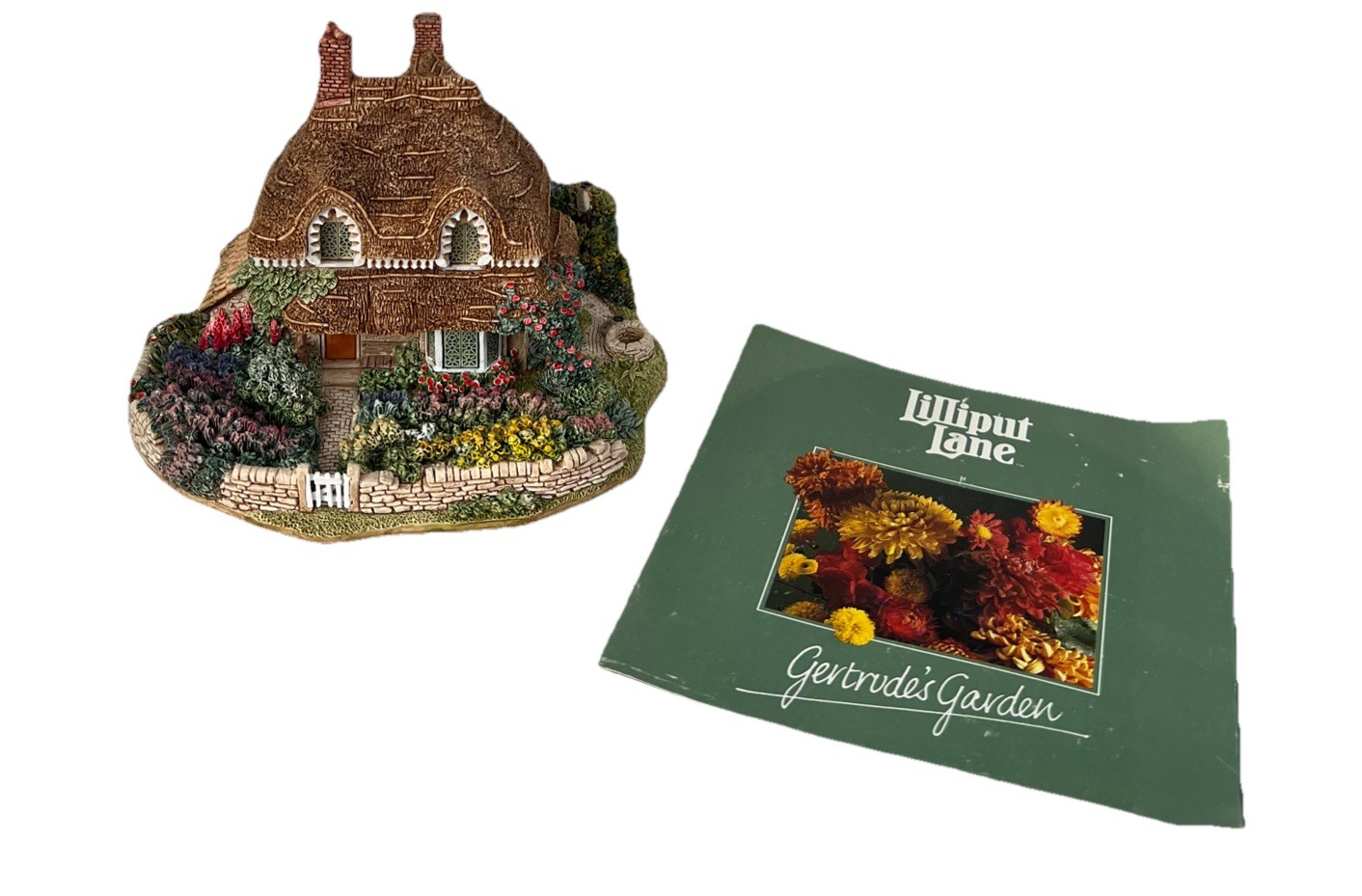 Lilliput Lane 1995 Anniversary Cottage Gertrude’s Garden 1995 No Box