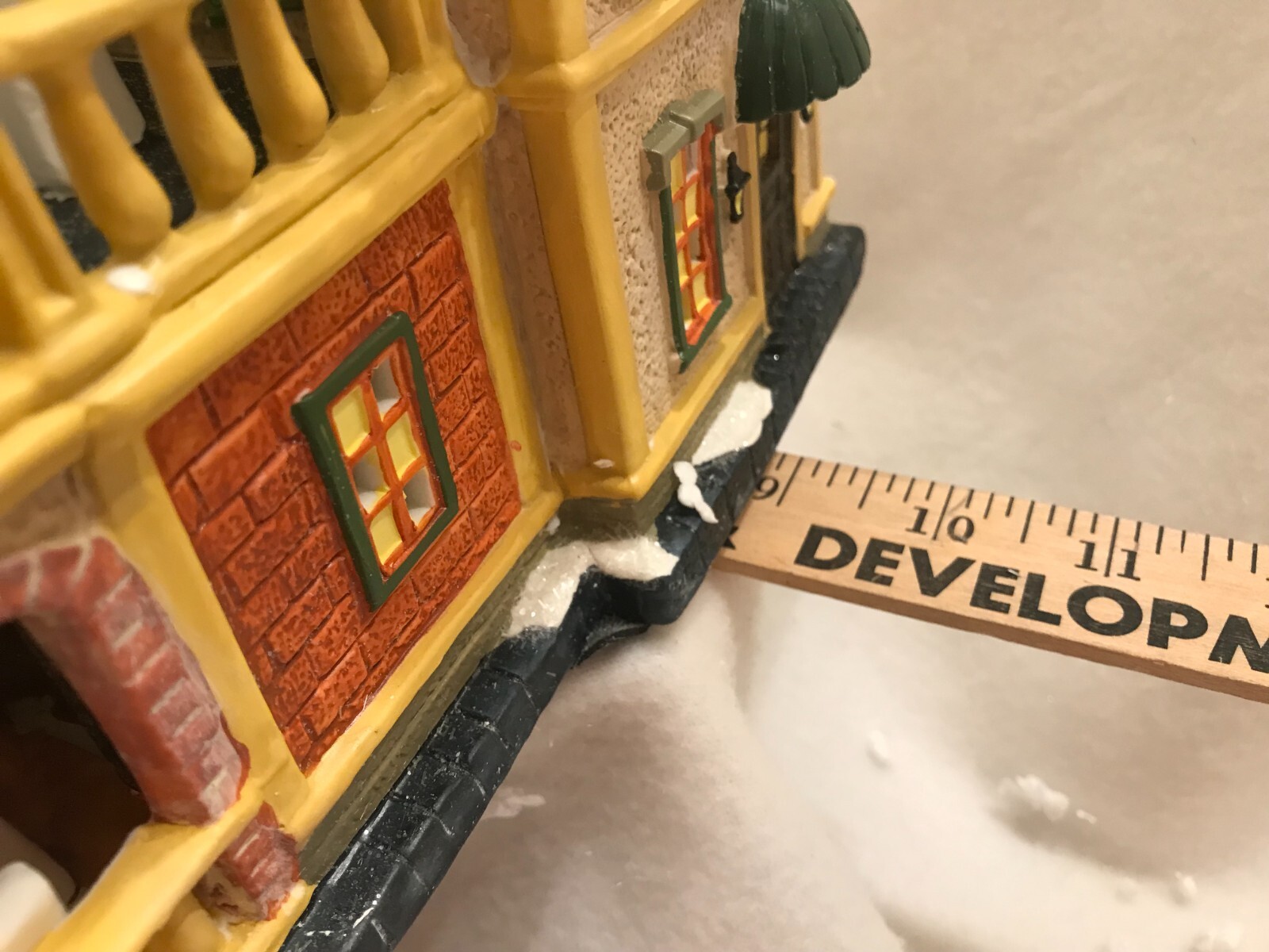 Christmas Village Porcelain Restaurant Collectible 2012 Holiday Inspirations