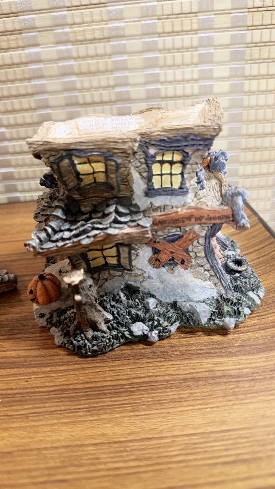 Boyds Bearly Built Villages “Punky Boobear’s Haunted Halloween House” 19012