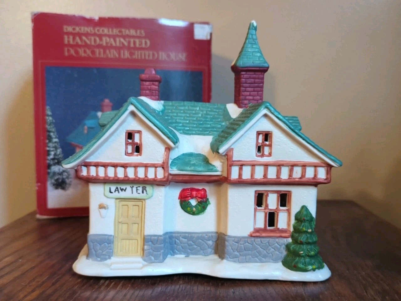 1992 Dickens Collectables Hand-Painted “LAWYER” Christmas Village Holiday Decor