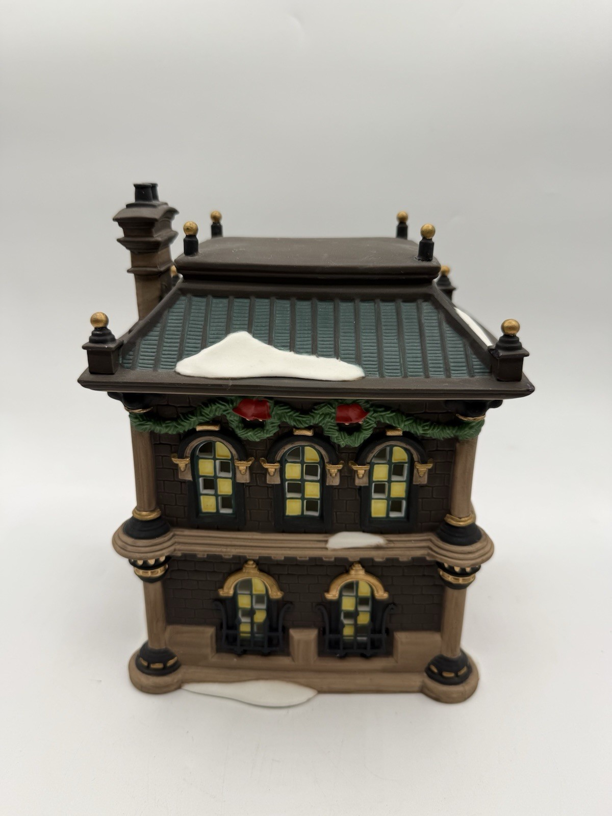 Dept 56 Dickens Village Series 1995 – “Blenham Street Bank” #58330 *READ