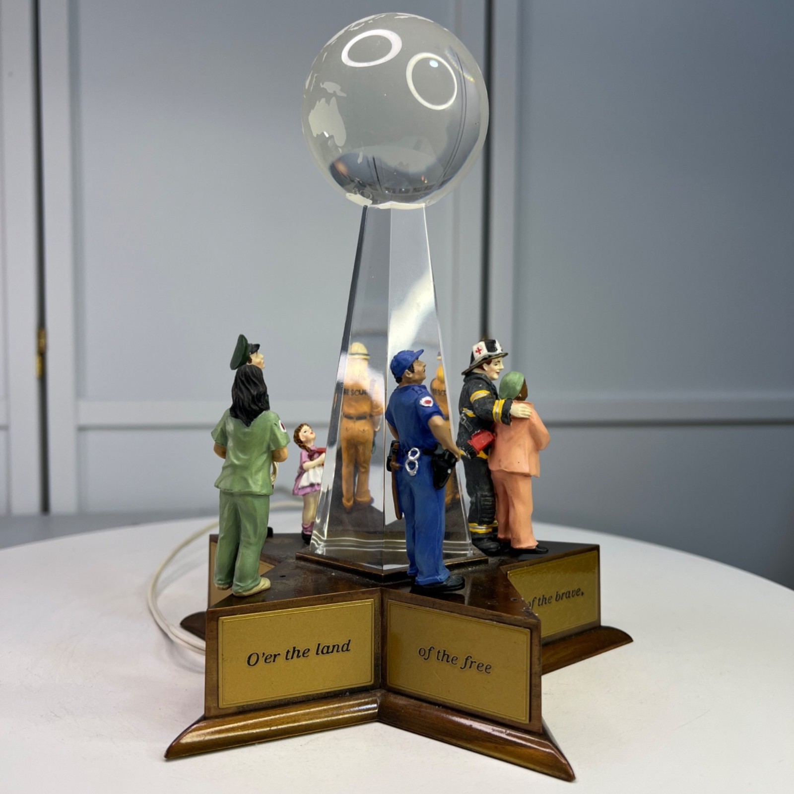 Dept 56 9/11 Memorial American Pride Collection Lighted Figurine (Incomplete)
