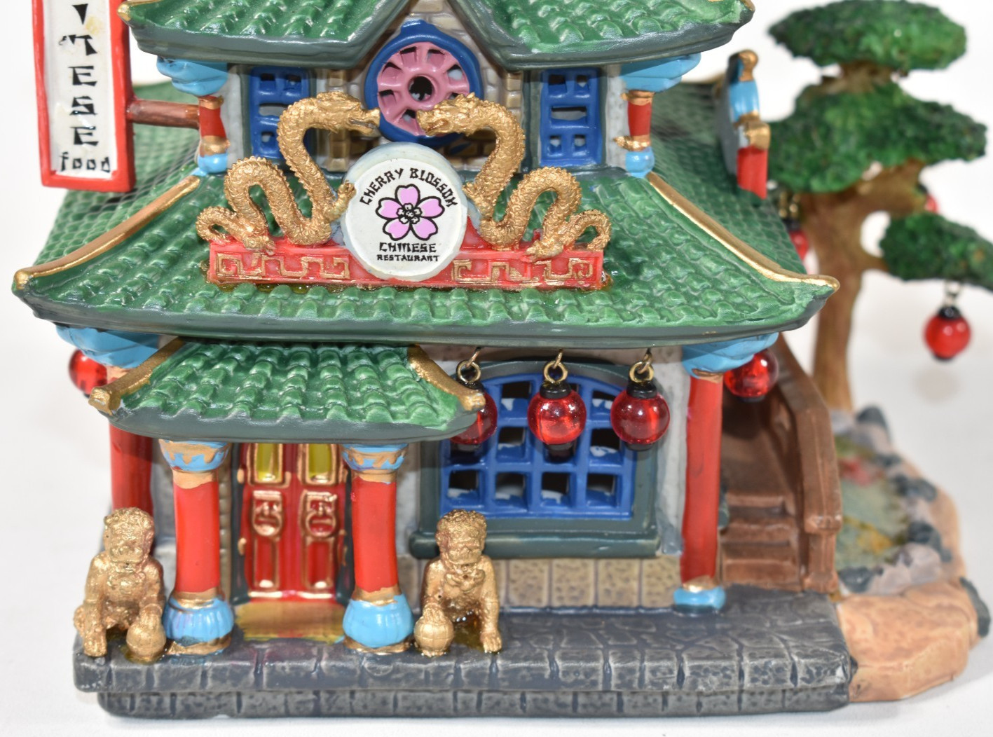 Lemax Caddington Village Cherry Blossom Chinese Restaurant 2005 Light Cord Box
