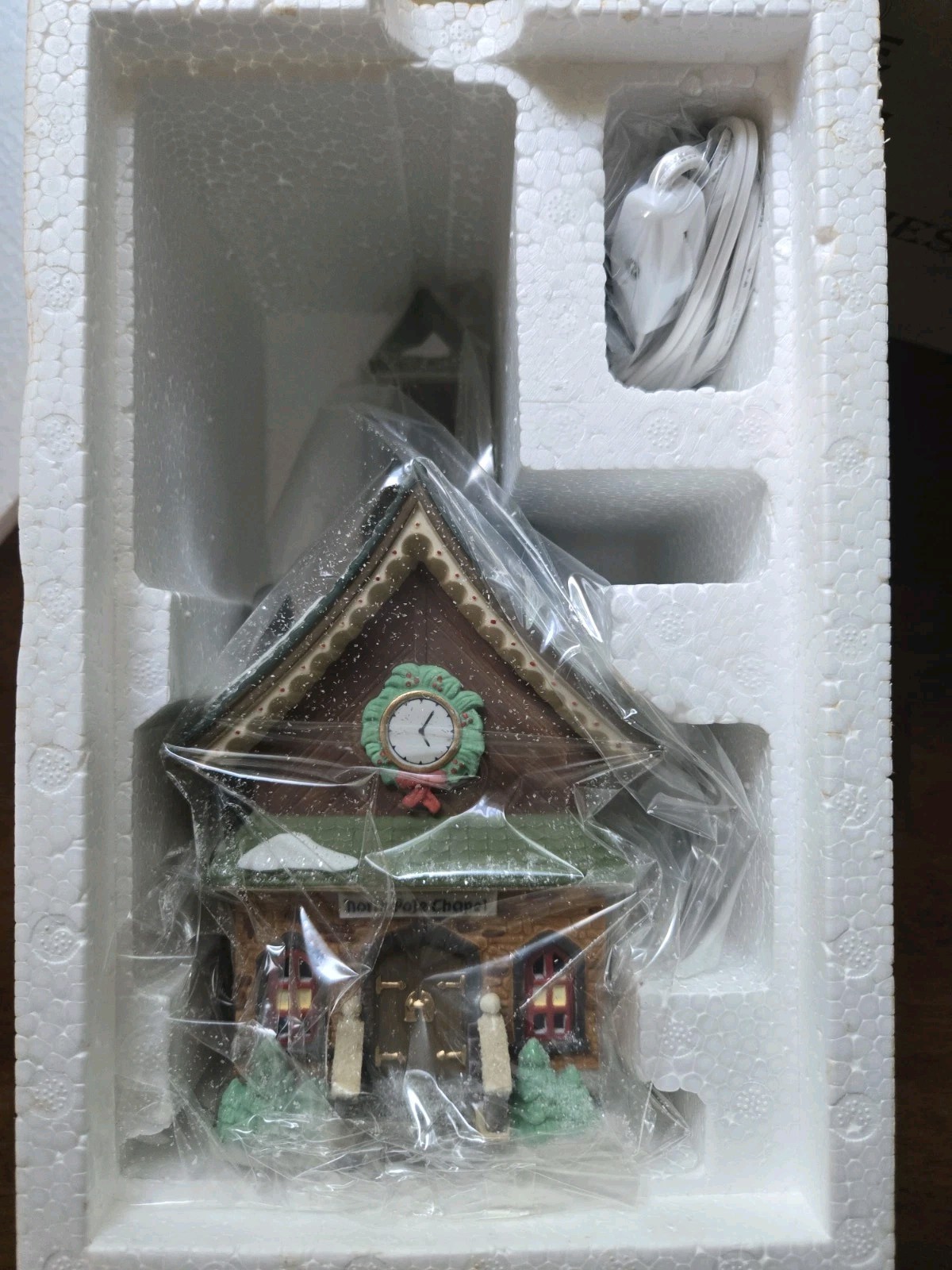 Vintage Department 56 North Pole Chapel North Pole Series Lighted Building